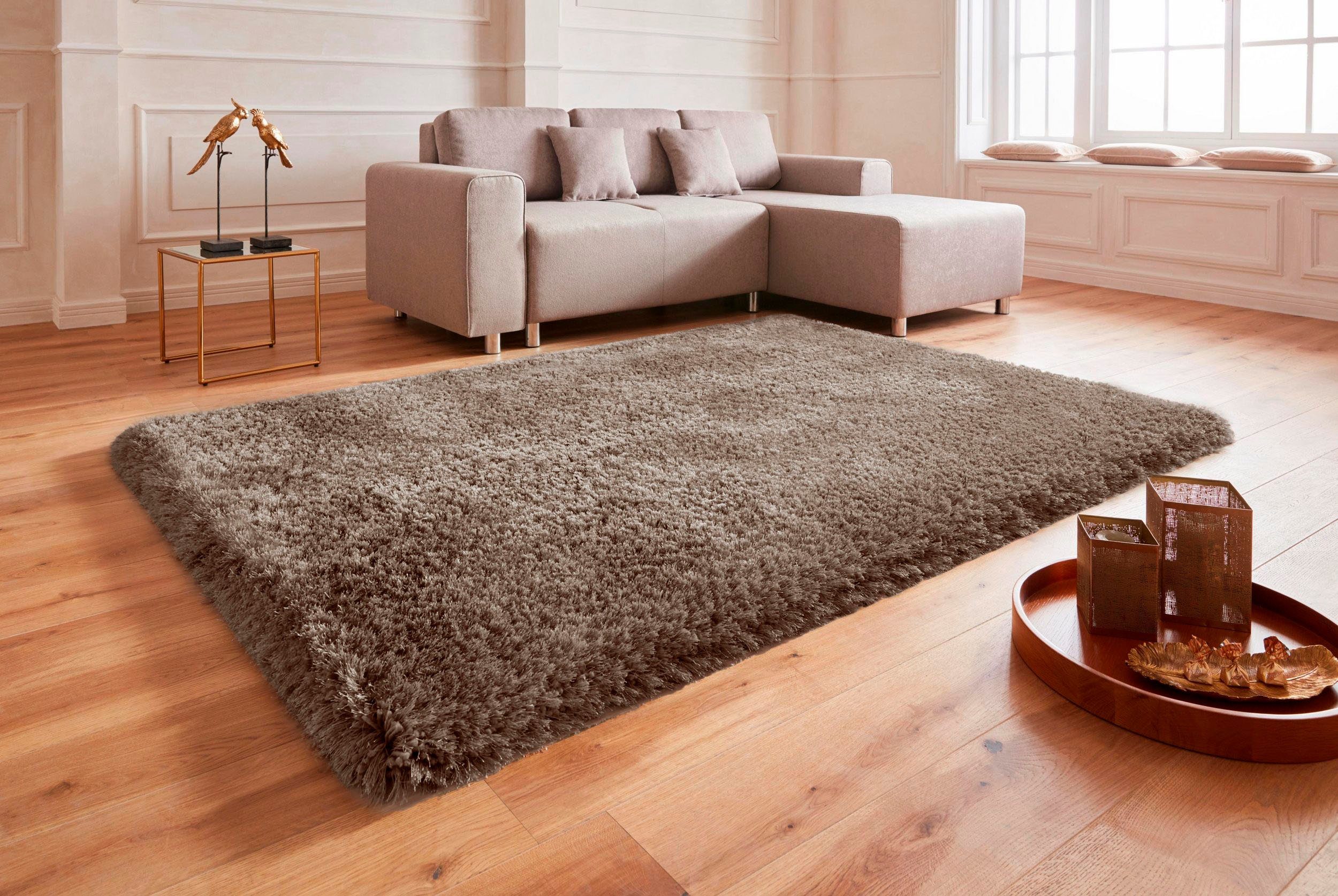 Guido Maria Kretschmer Home&Living Hoogpolig vloerkleed Micro exclusieve tapijt, zeer hoge pool, zacht door microvezel