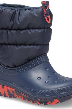 crocs snowboots classic neo puff boot k uitkomen blauw