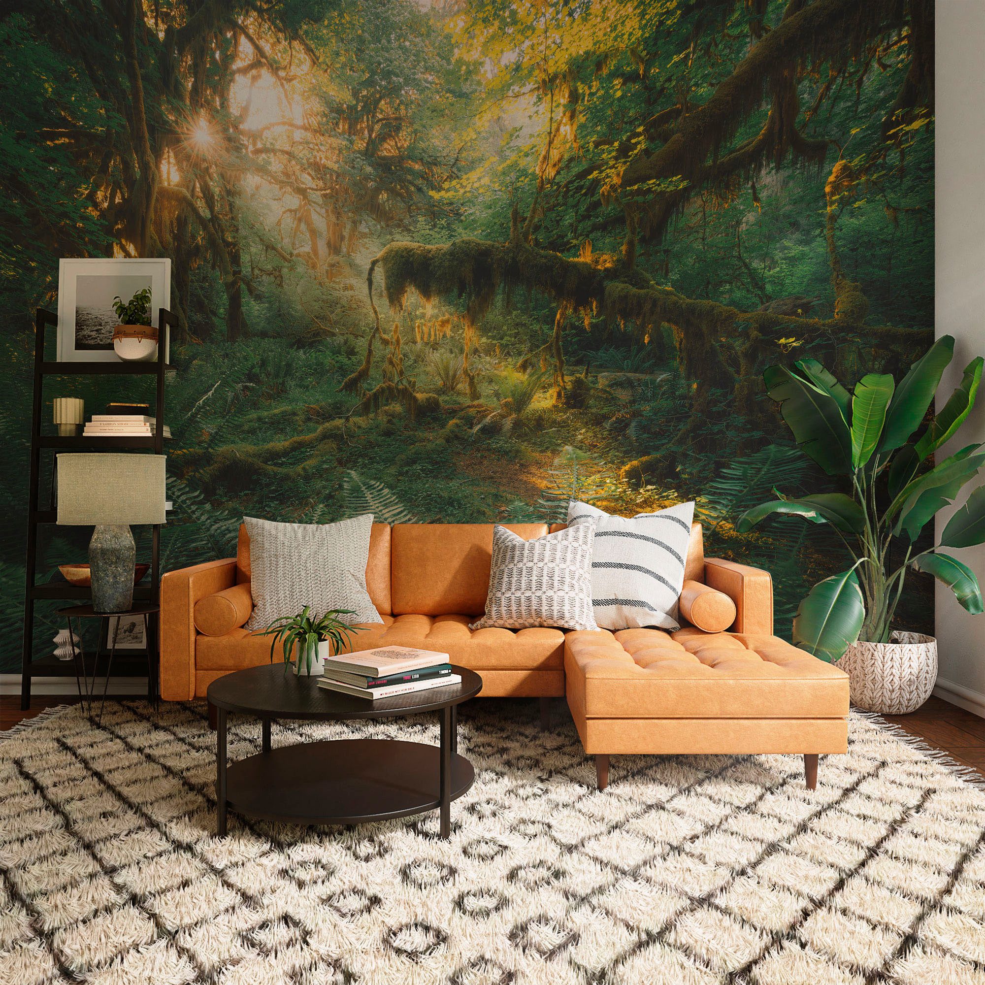 Komar Fotobehang Digitale print vlies - Hall of Mosses - Afmeting 400 x 250 cm (1 stuk)