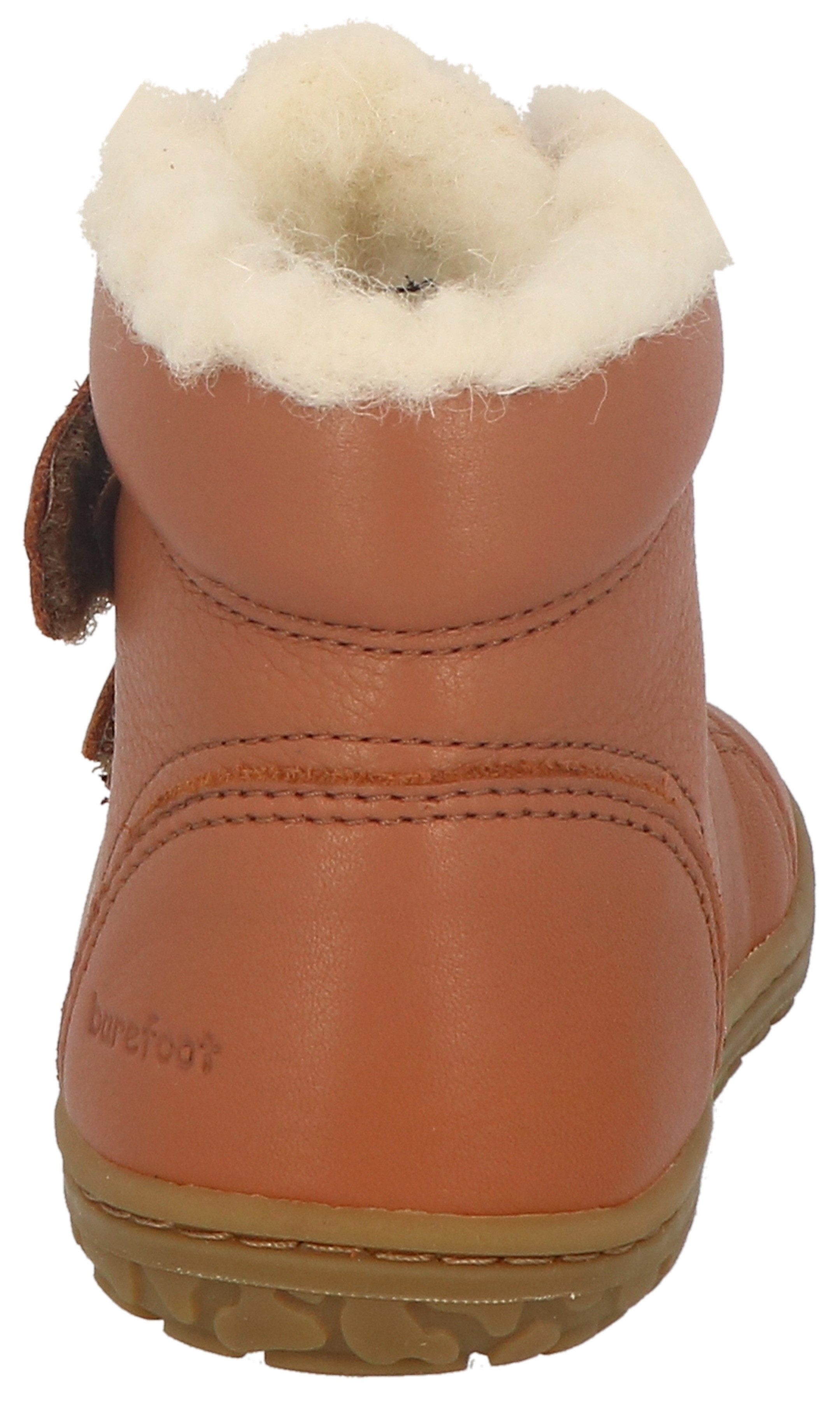 Lurchi Barefootschoenen Nik Barefoot , klittenbandschoenen met warme voering, maat sjabloon te downloaden