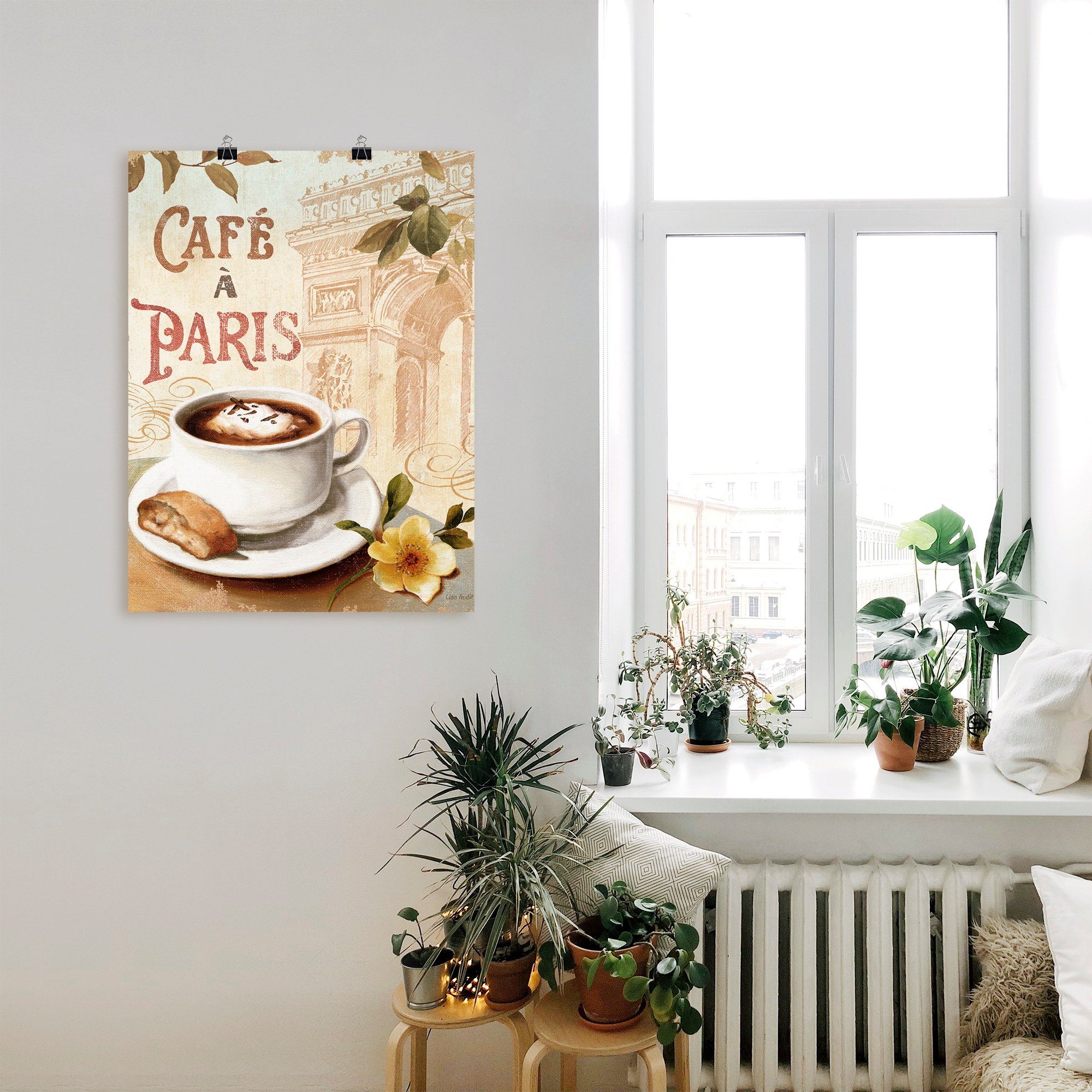 Artland Artprint Koffie in Europa I als poster, muursticker in verschillende maten