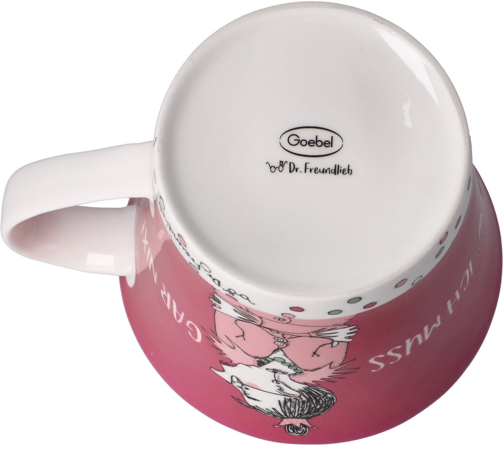 Goebel Kopje Barbara Freundlieb Koffie-/theemok, Barbara Freundlieb - "Ik moet helemaal niks"
