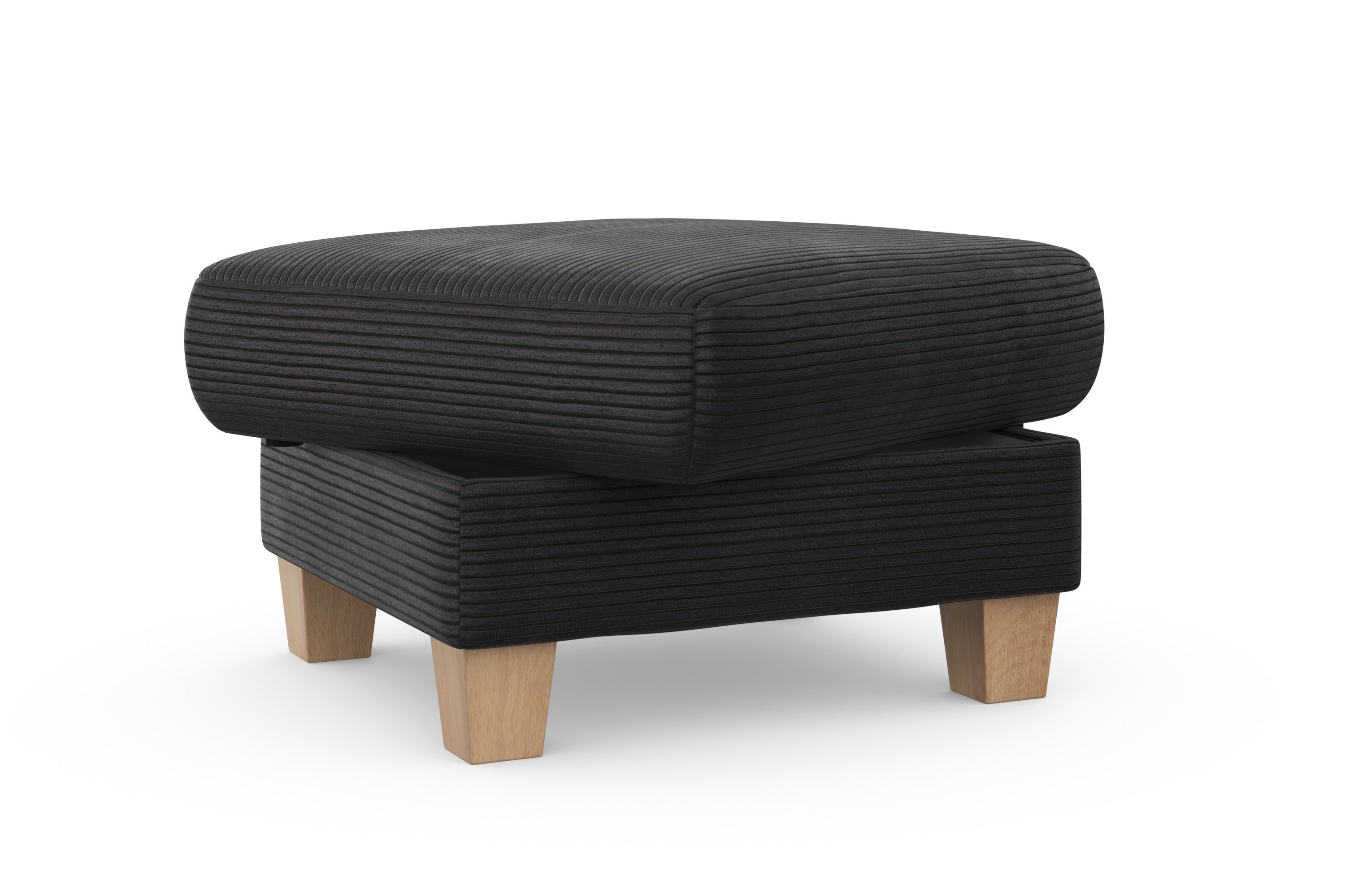 Home affaire Hocker Summer met bergruimte, cord-bekleding