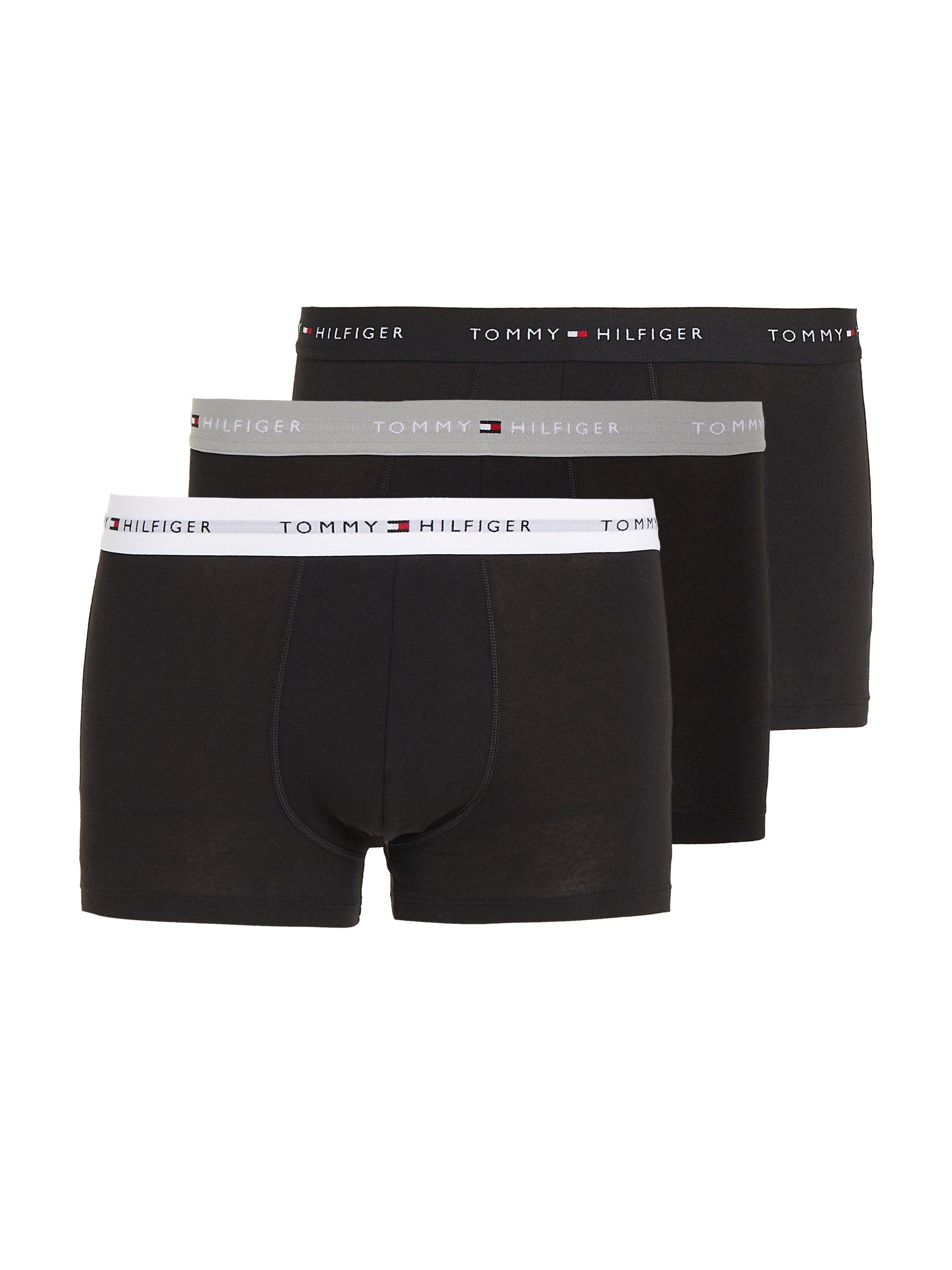 Tommy Hilfiger Underwear Trunk 3P WB TRUNK met contrasterende logo-band (3 stuks)