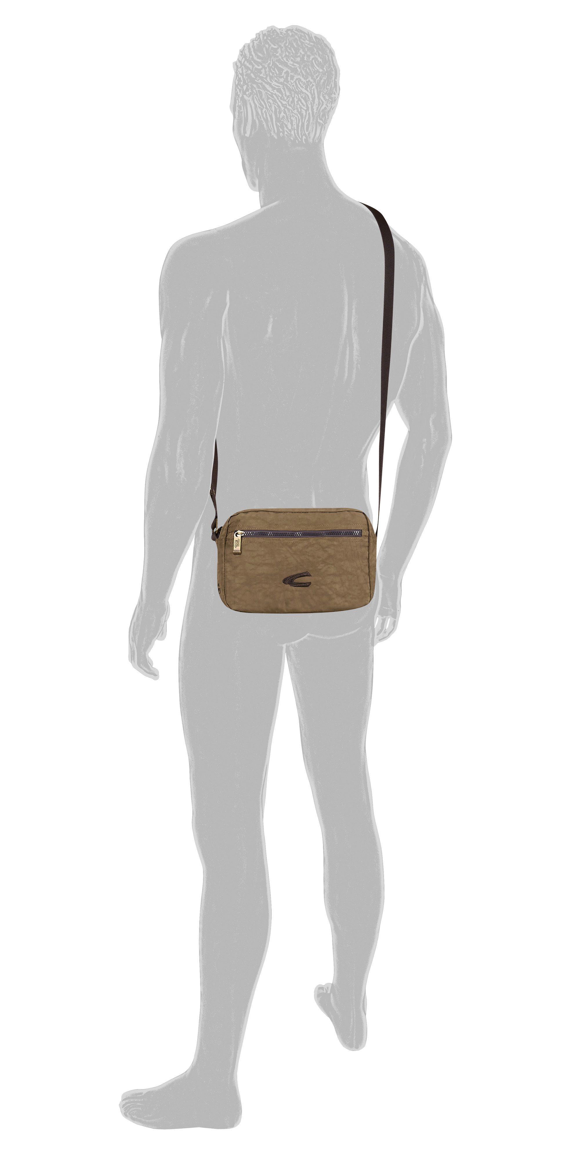 camel active Handtas Journey veelzijdige metgezel van robuust nylon en met licht gewicht