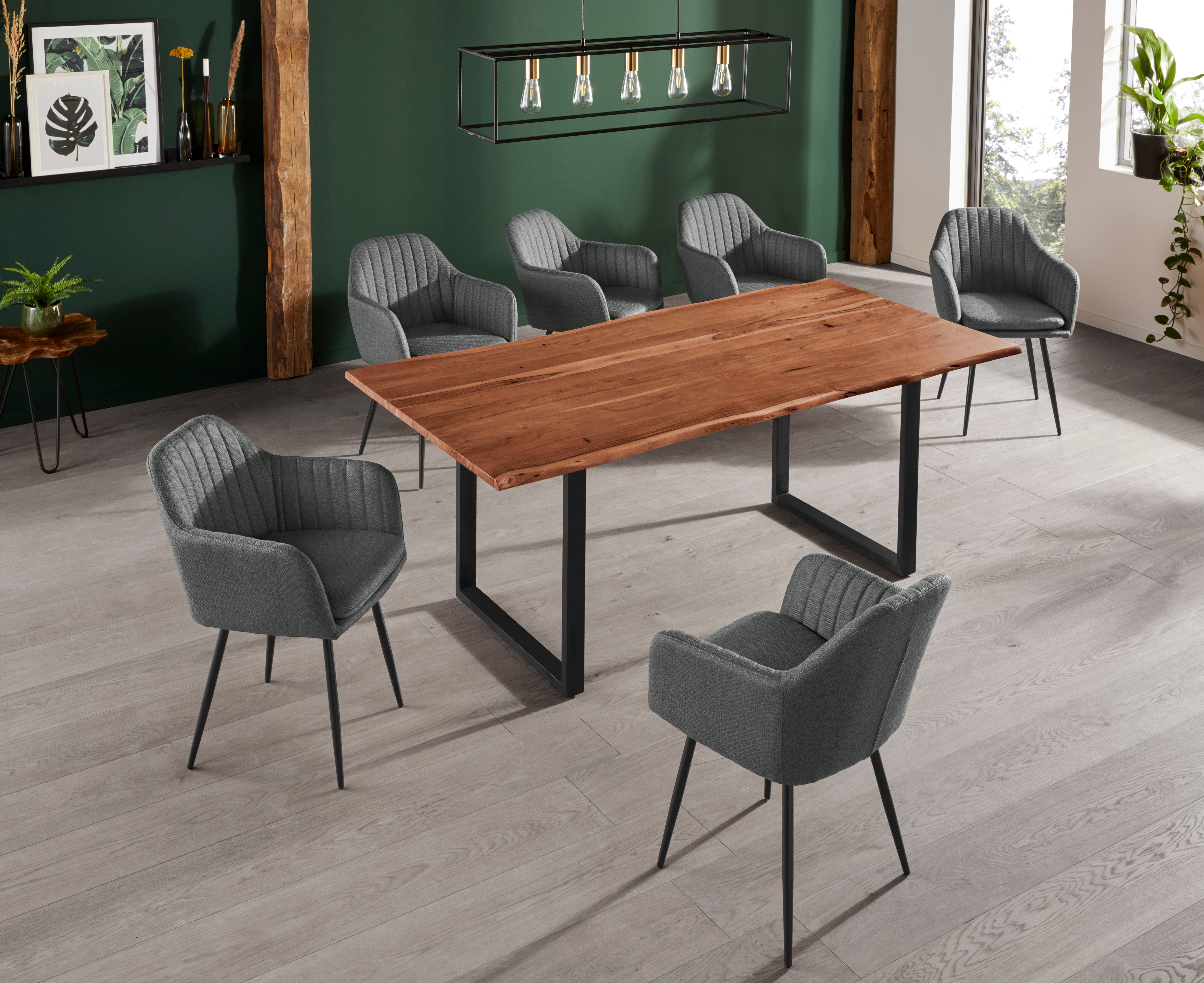 HELA Stoel met armleuningen Carla comfortabele fauteuil, kuipstoel (set)