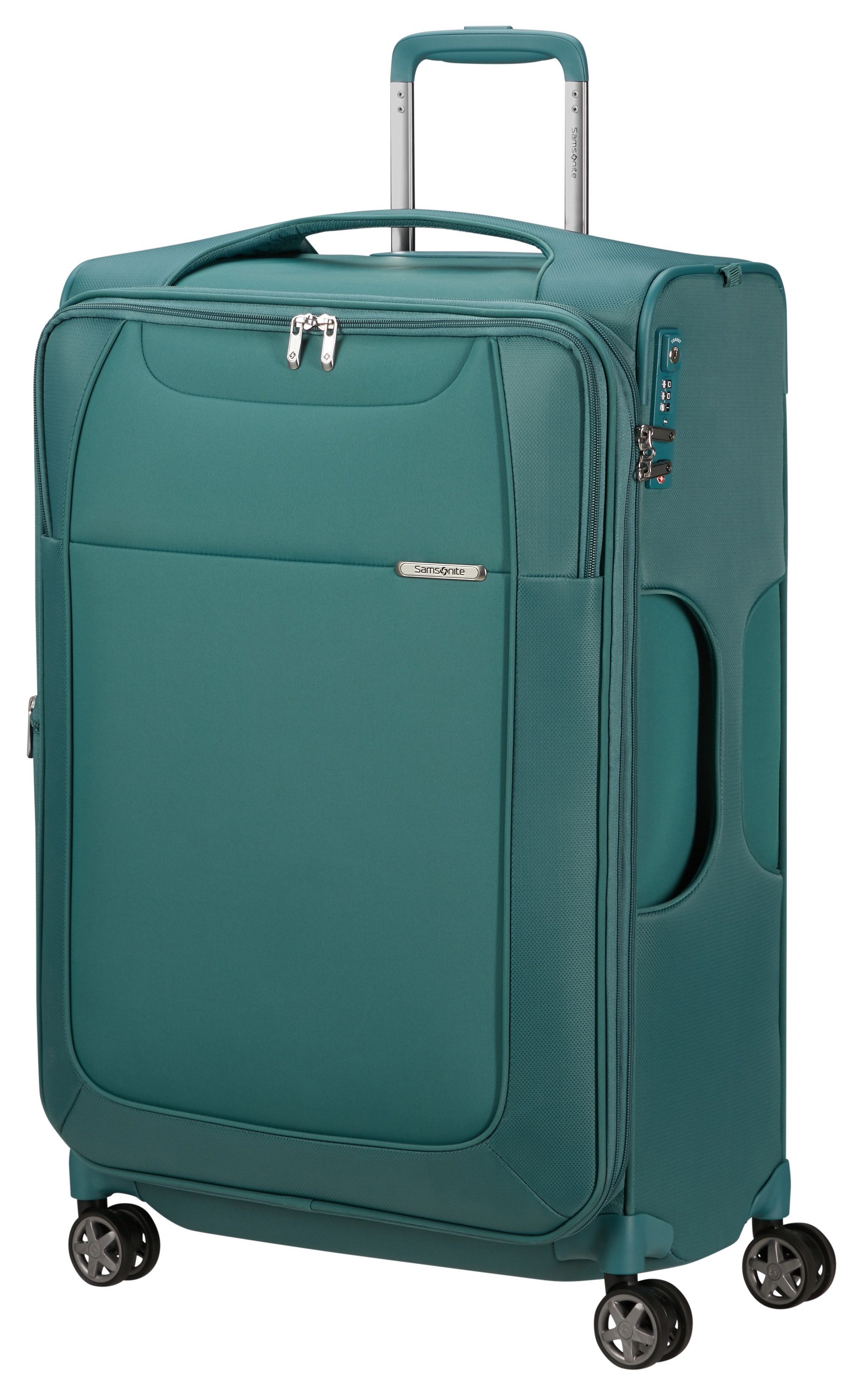 Samsonite Zachte bagage trolley D'LITE Harde koffer reiskoffer TSA-cijferslot in klassiek ontwerp