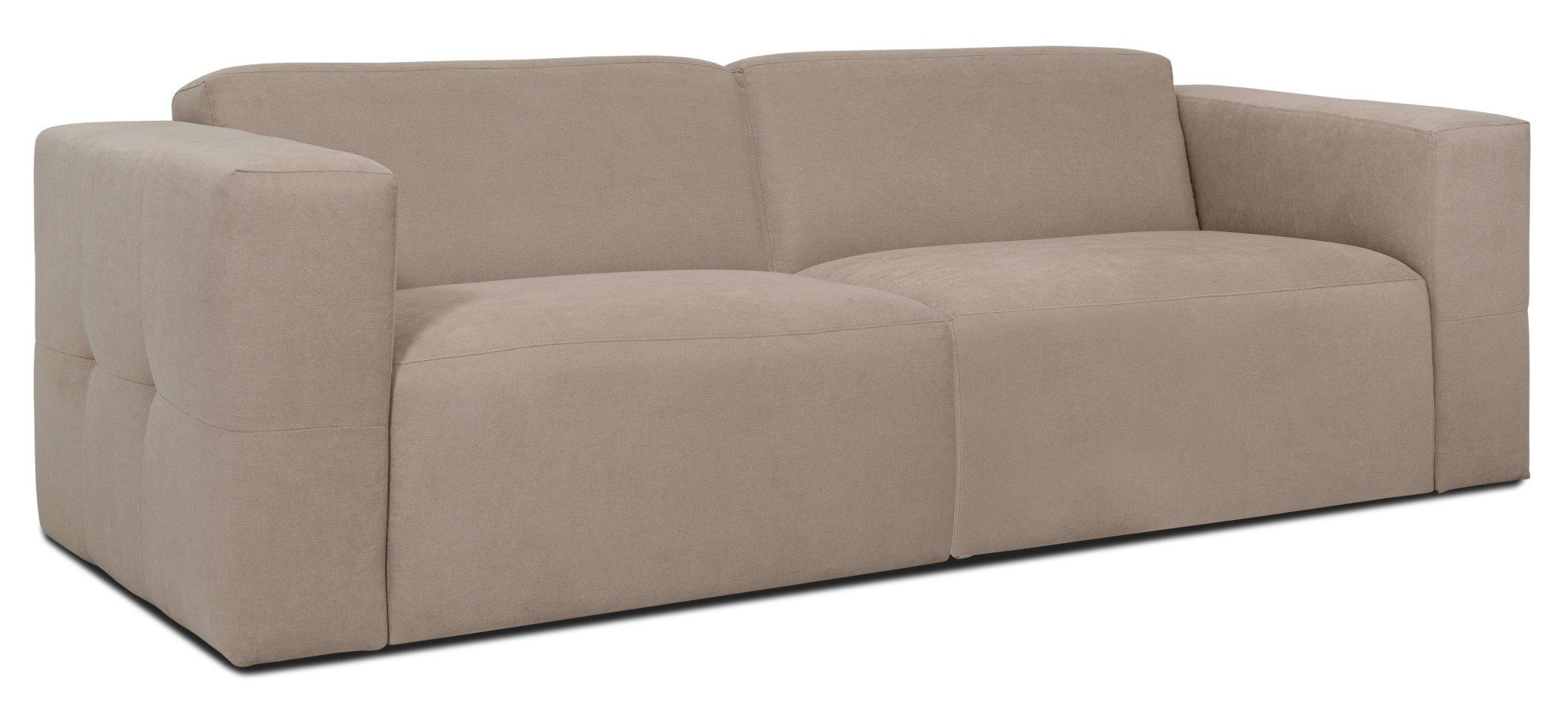 INOSIGN 3-zitsbank Kelani met decoratieve knoopdetails op de armleuningen