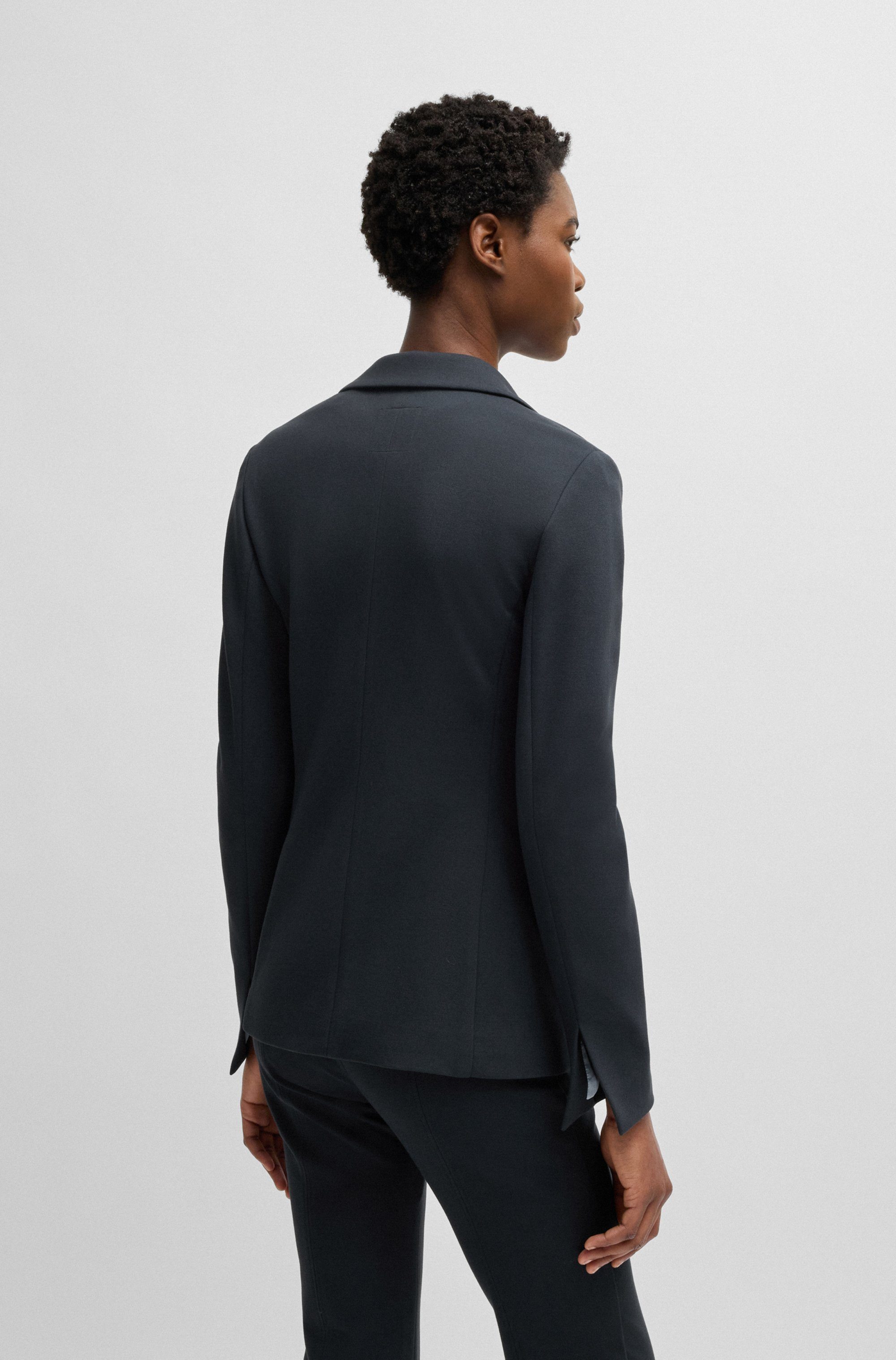 Boss Orange Lange blazer met een bindceintuur