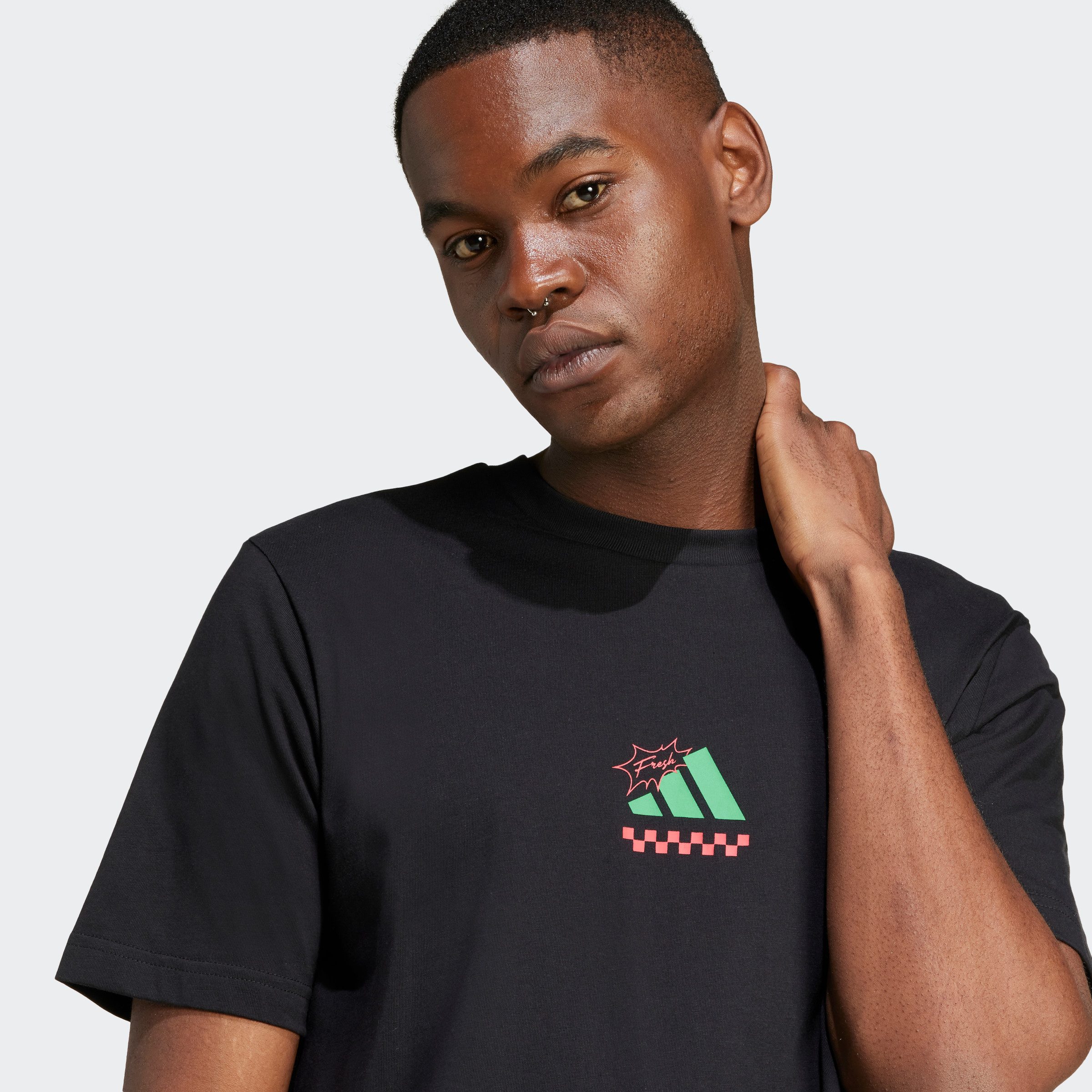 adidas Sportswear T-shirt M L PIZZA TEE