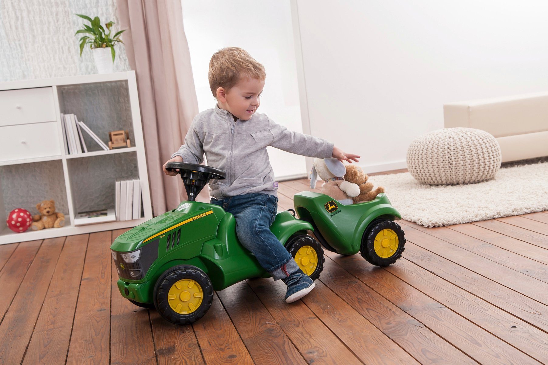 rolly toys® Kindervoertuig-aanhanger John Deere voor traptractoren