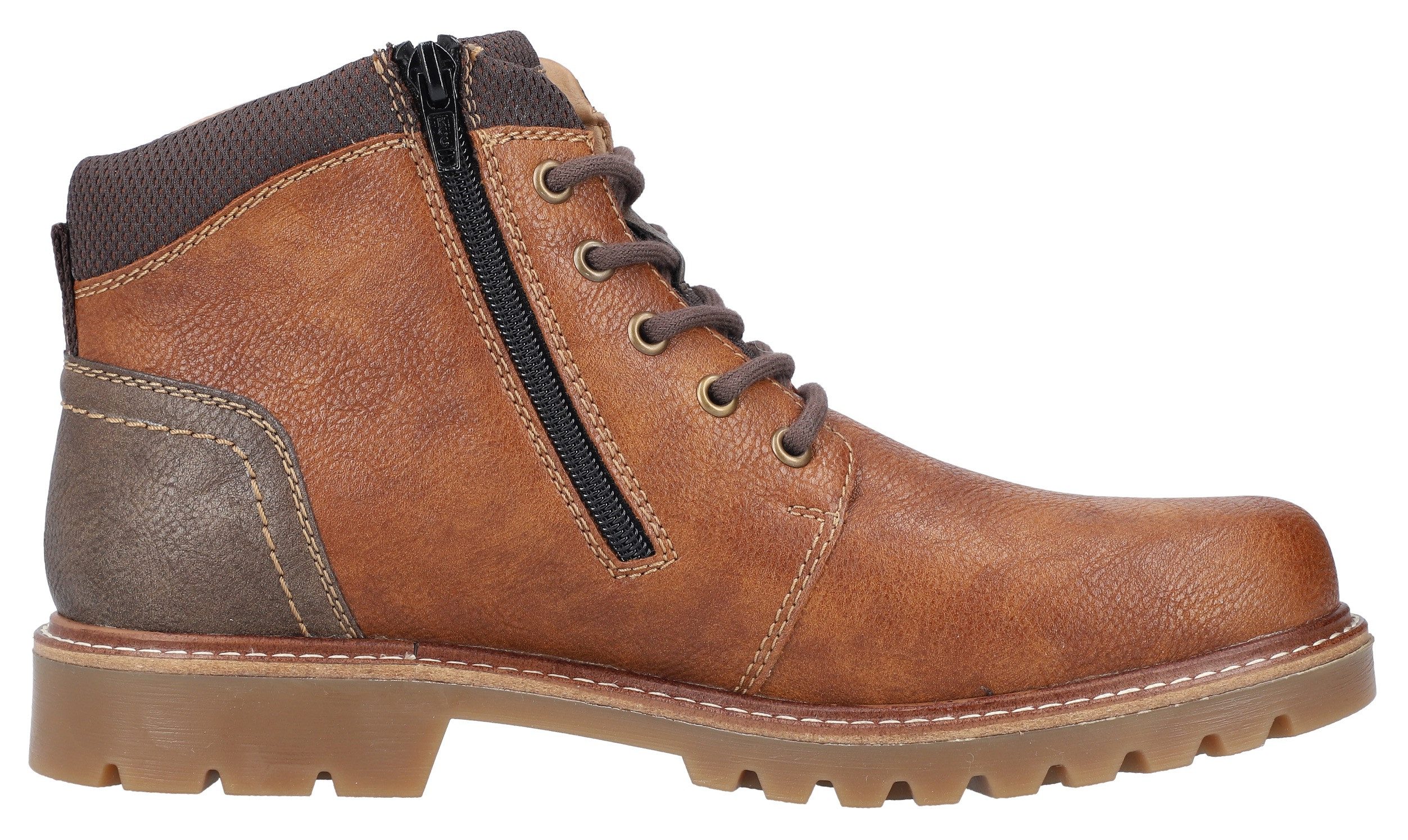 Rieker Winterlaarsjes worker boots, veterschoenen, trekkinglaarzen met riekertex-membraan