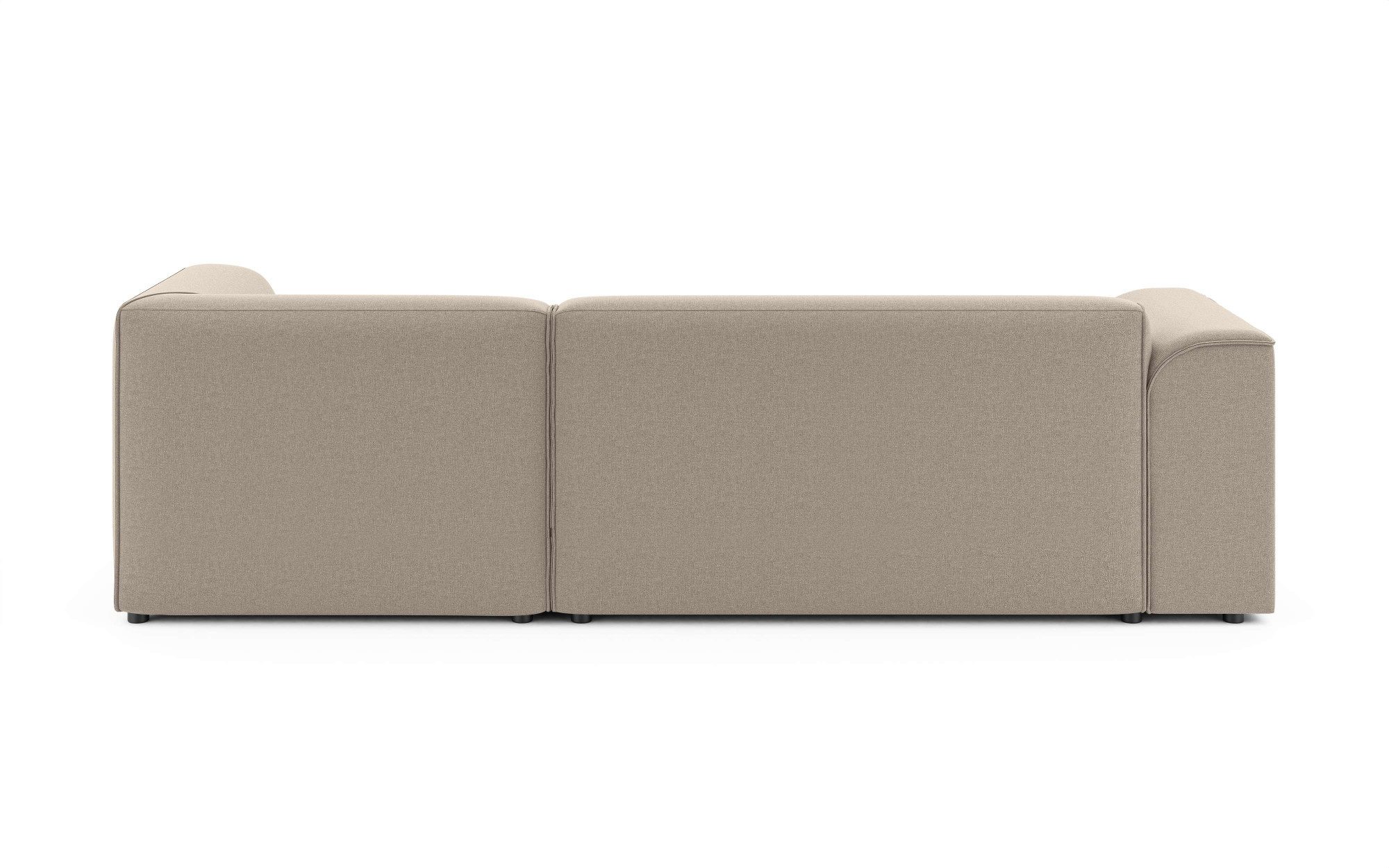INOSIGN Hoekbank MERID L-vorm (257 cm), tijdloos & stijlvol ontwerp Uitgebreid gepolsterd, in cord, chenille en structuur