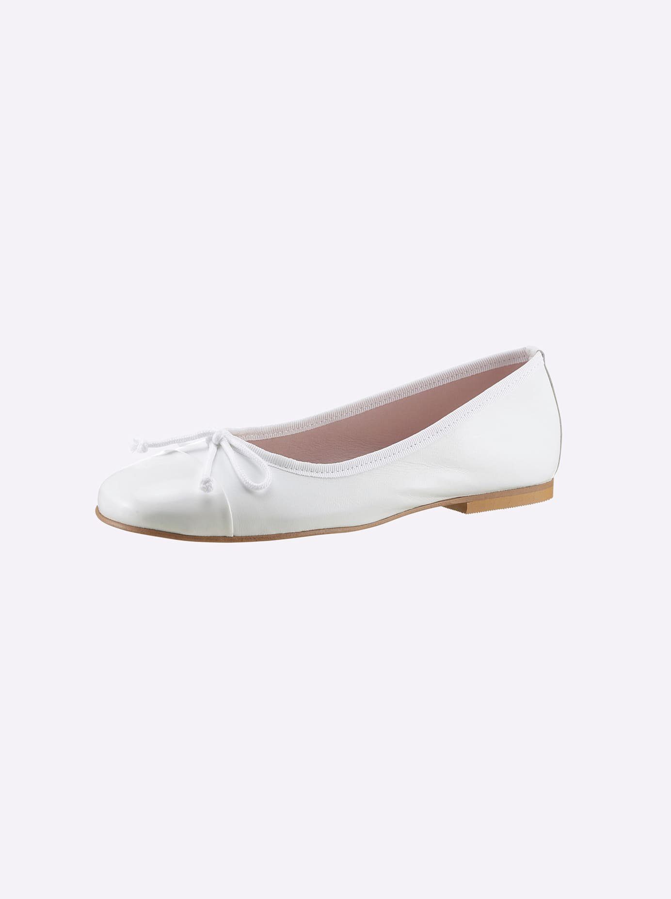 heine Ballerina's dames klassieke ballerina's maat 38 wit