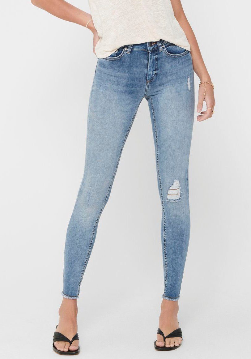 Only Blush ankle Skinny jeans