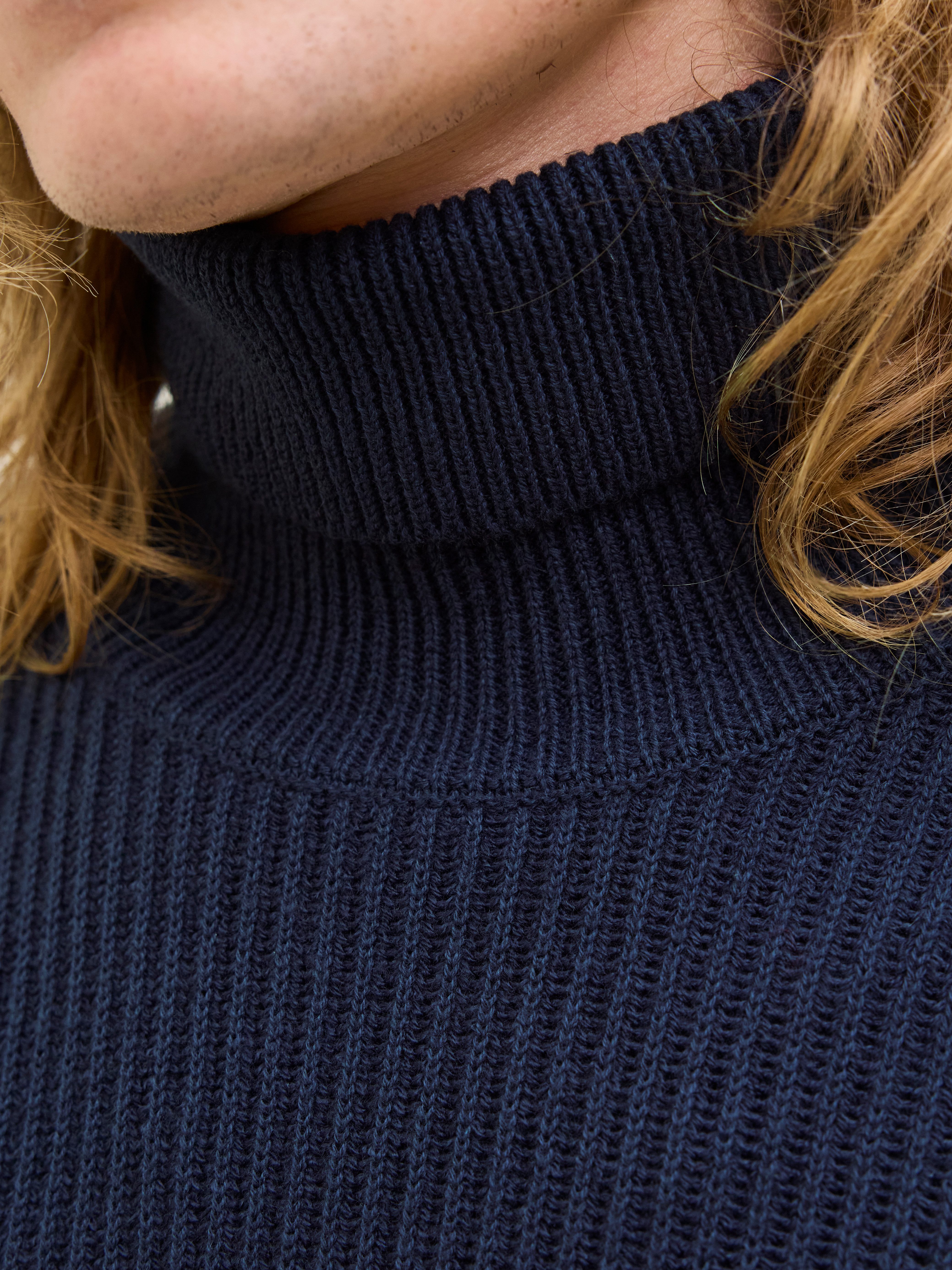 Jack & Jones Coltrui JJPANNEL KNIT ROLL NECK AW25