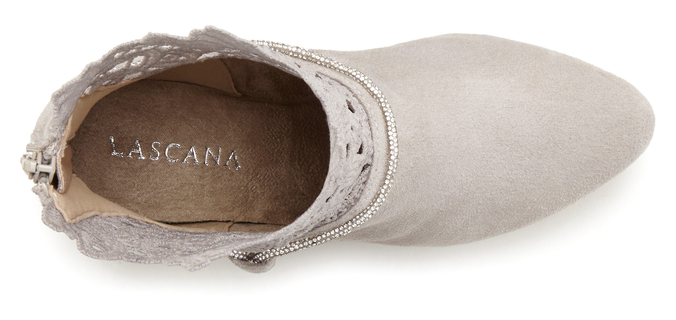 Lascana Laarsjes met elegante kantafwerking, laarzen, laarzen