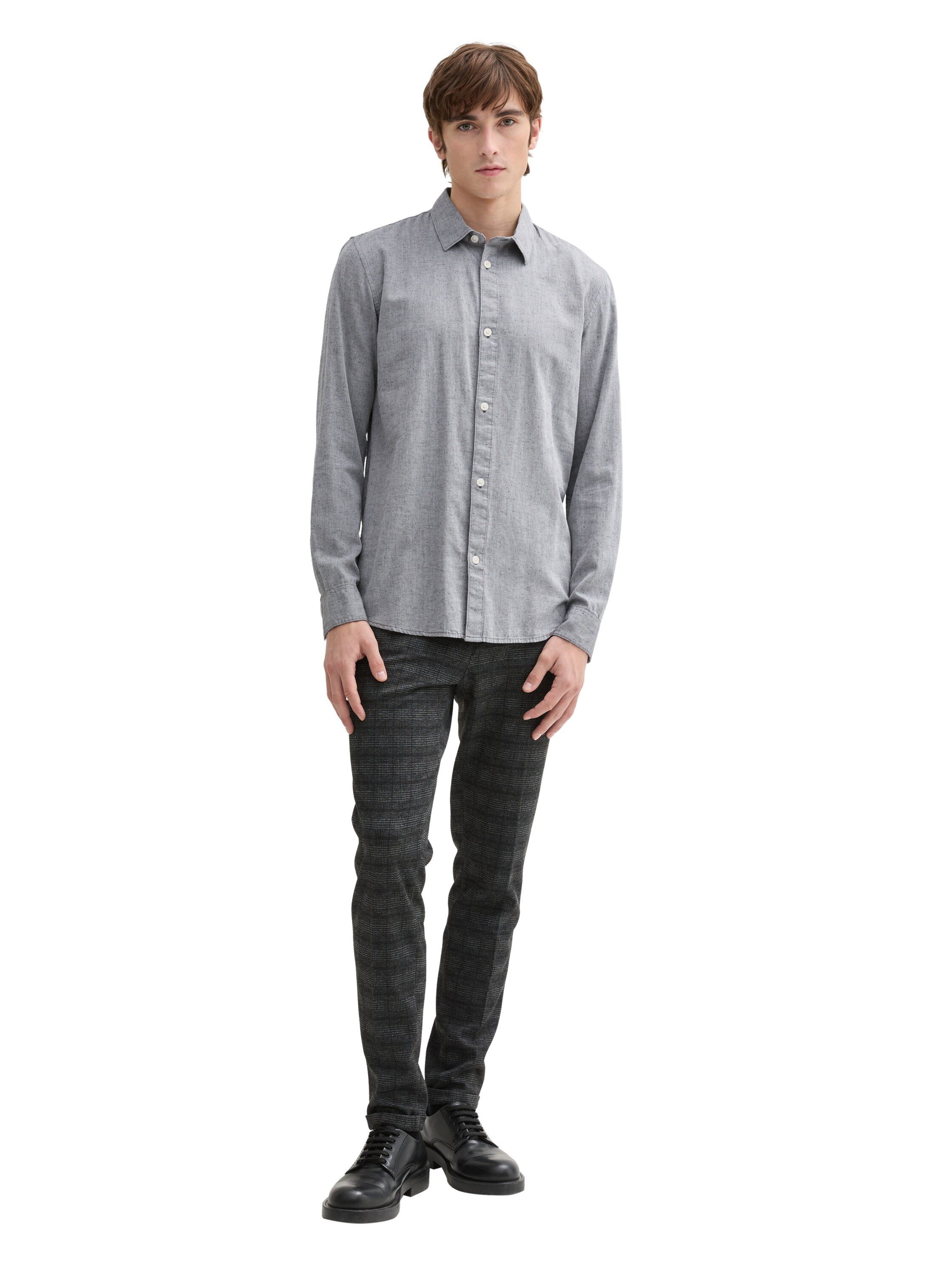 Tom Tailor Denim Overhemd met lange mouwen met kentkraag