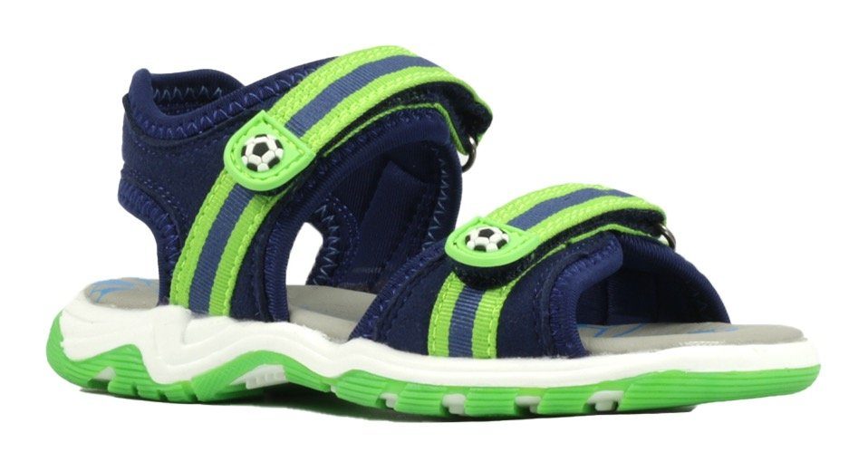 Richter Sandalen , zomerschoen, klittenbandschoen, sandaal, met coole voetbal-thema's jongens sandalen maat 31 EU blauw