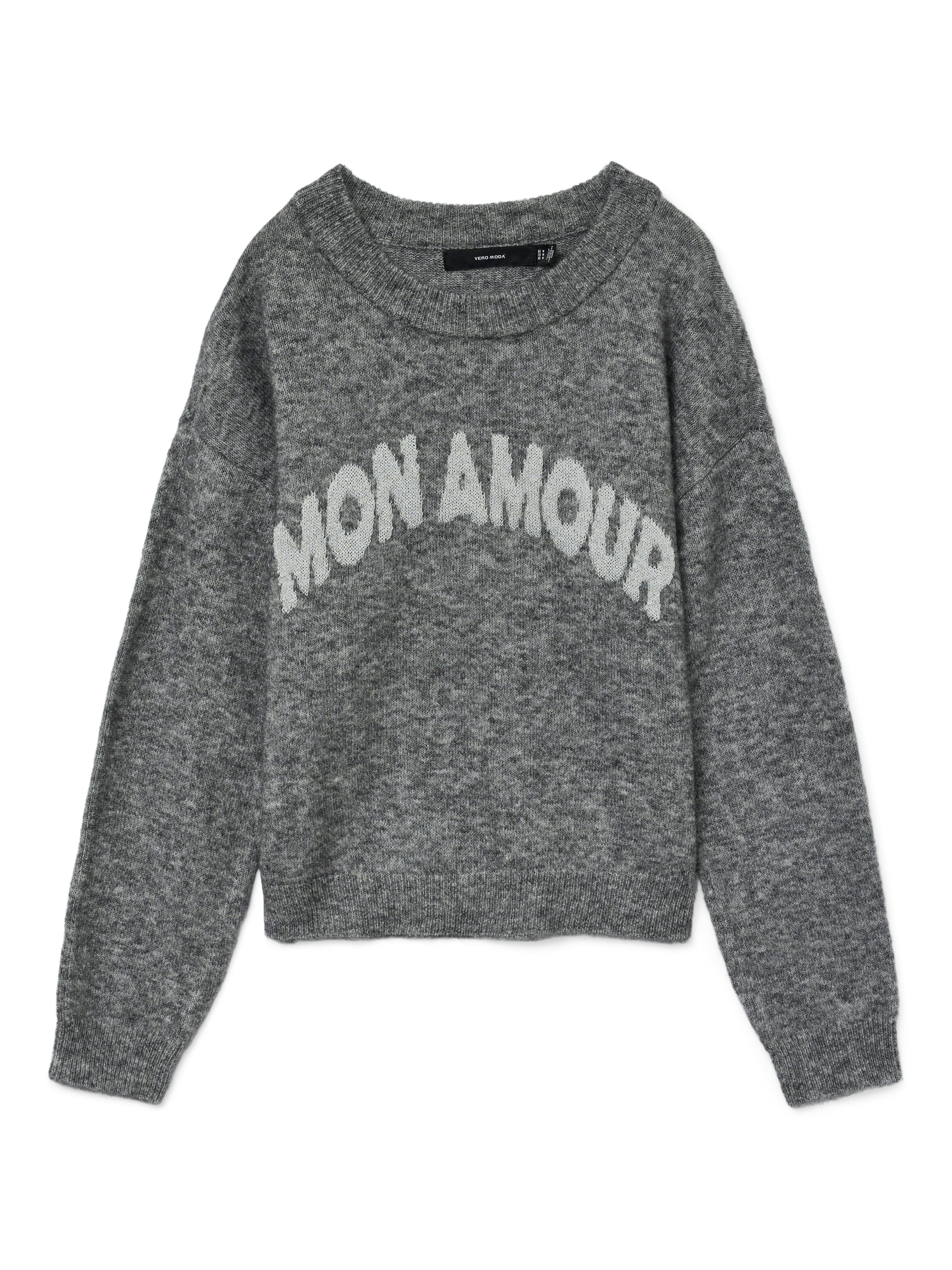 Vero Moda Gebreide trui VMAMOREMIO LS O-NECK PULLOVER BOO
