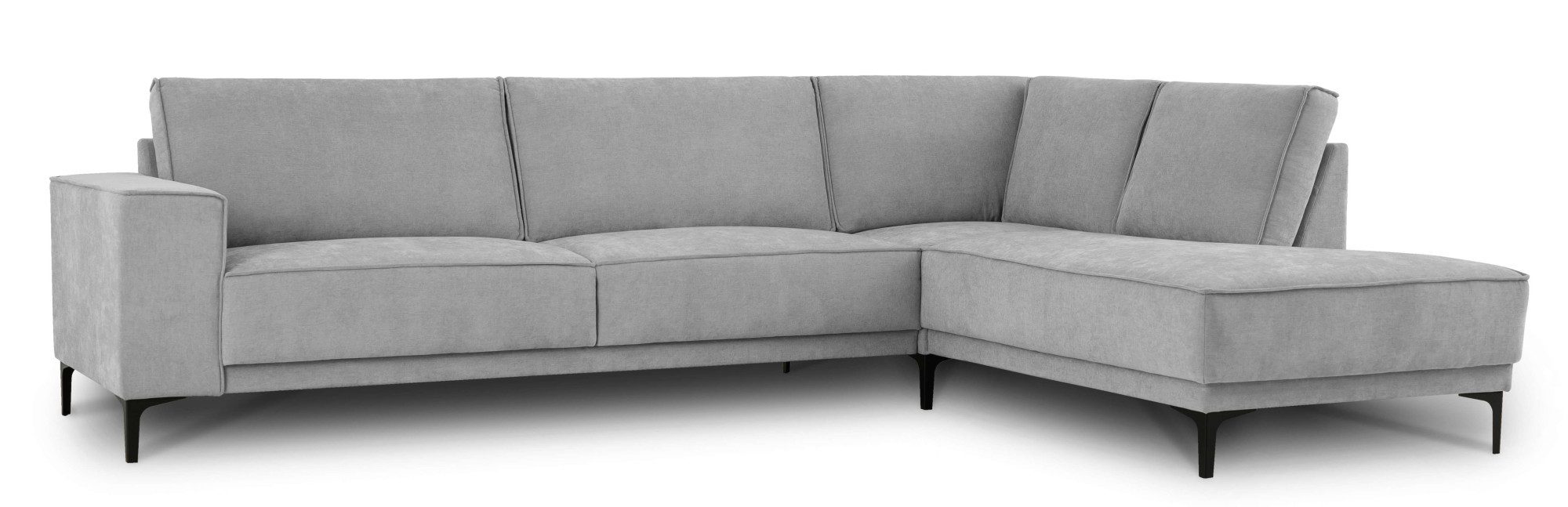 Places of Style Hoekbank Oland, structuur, platweefsel, luxe microvezel, bouclé