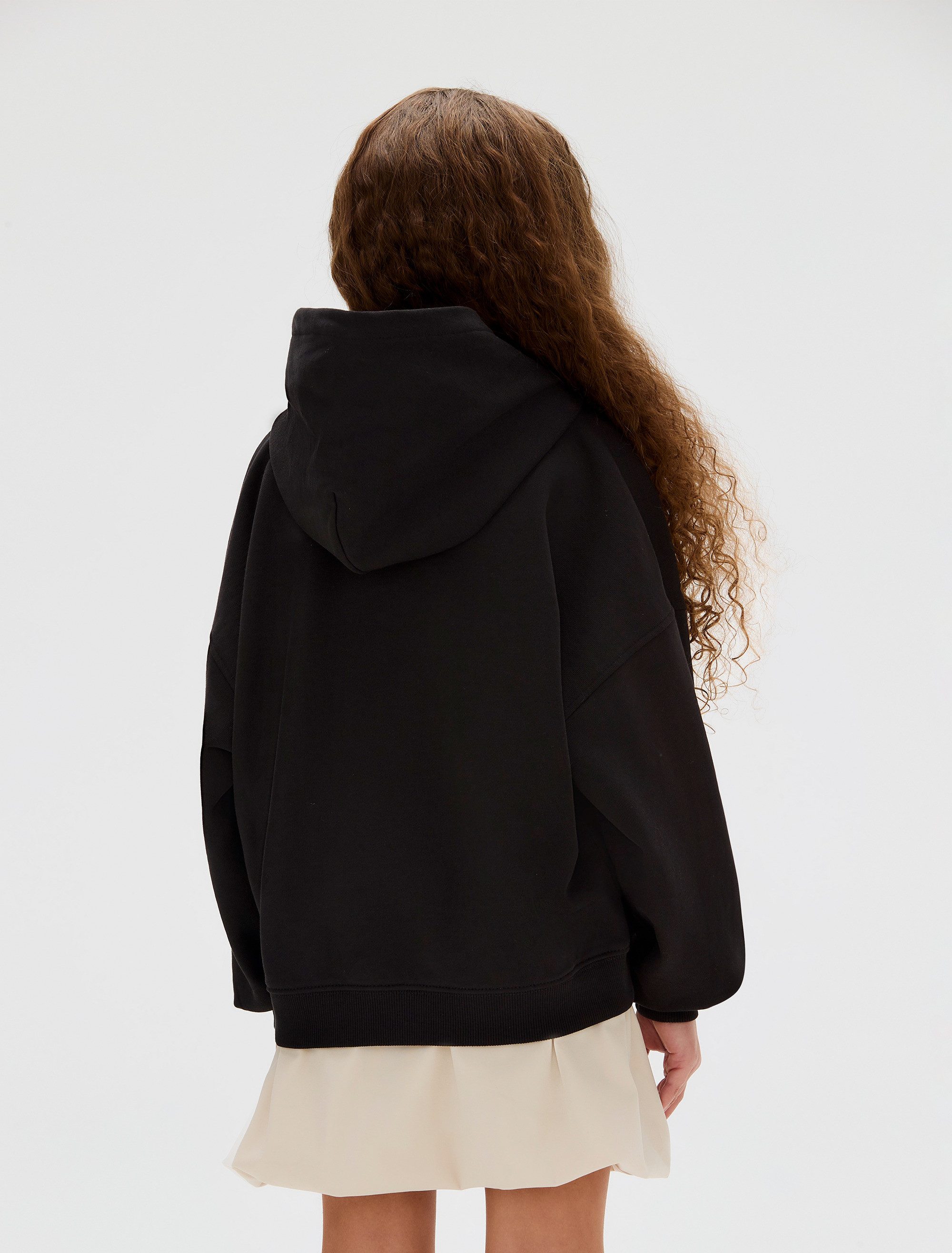 Calvin Klein Hoodie PEARL SIGNATURE TERRY HOODIE voor kinderen tot 16 jaar, met grote print