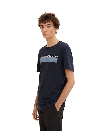 Tom Tailor Denim T-shirt in verschillende kleuren (set, 3-delig)