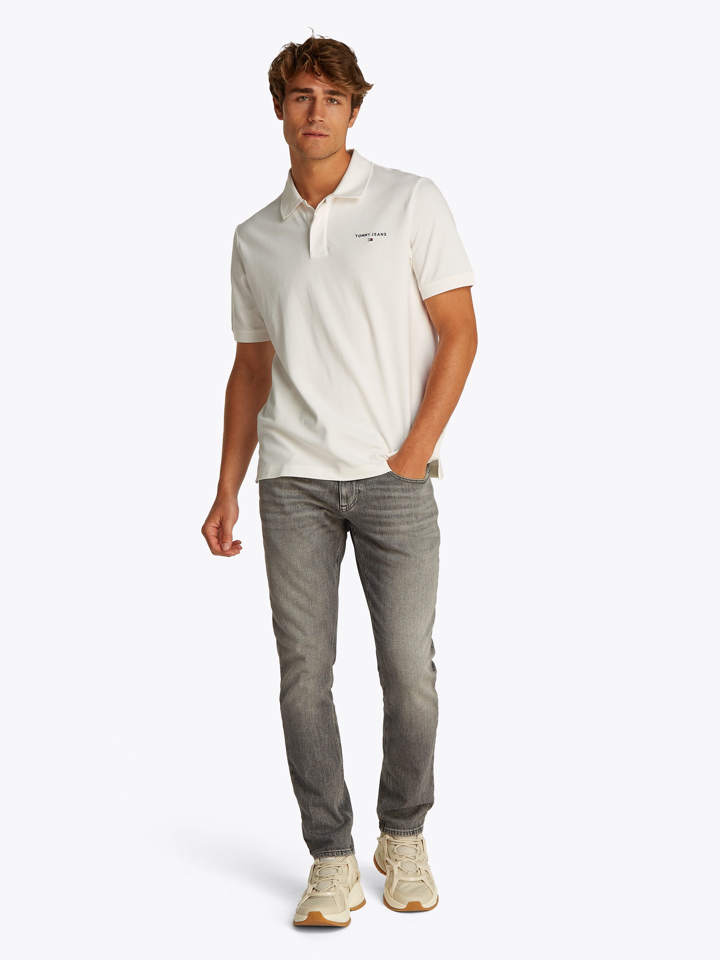 TOMMY JEANS Poloshirt TJM REG LINEAR POLO EXT