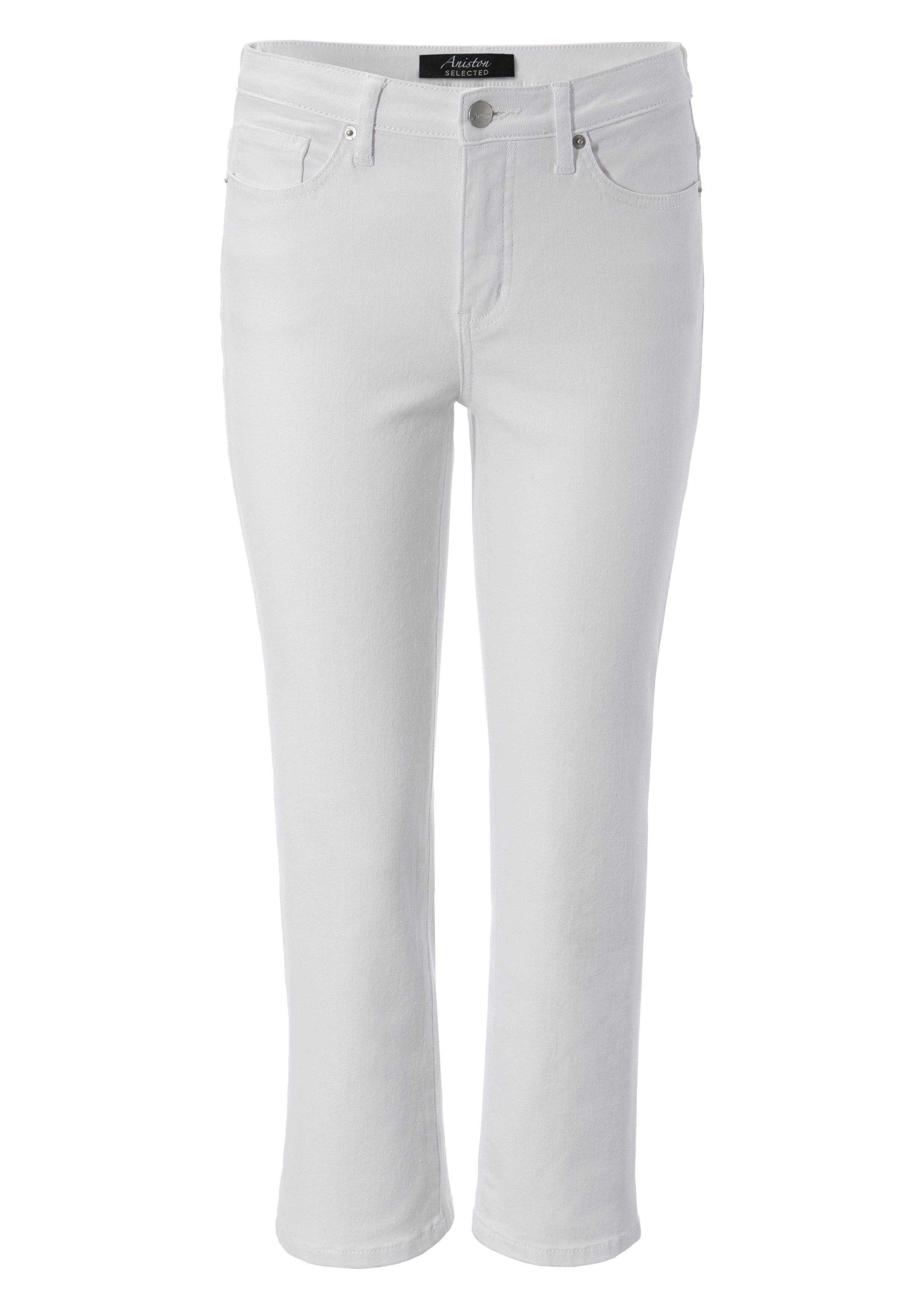 Aniston SELECTED Straight jeans in verkorte cropped lengte