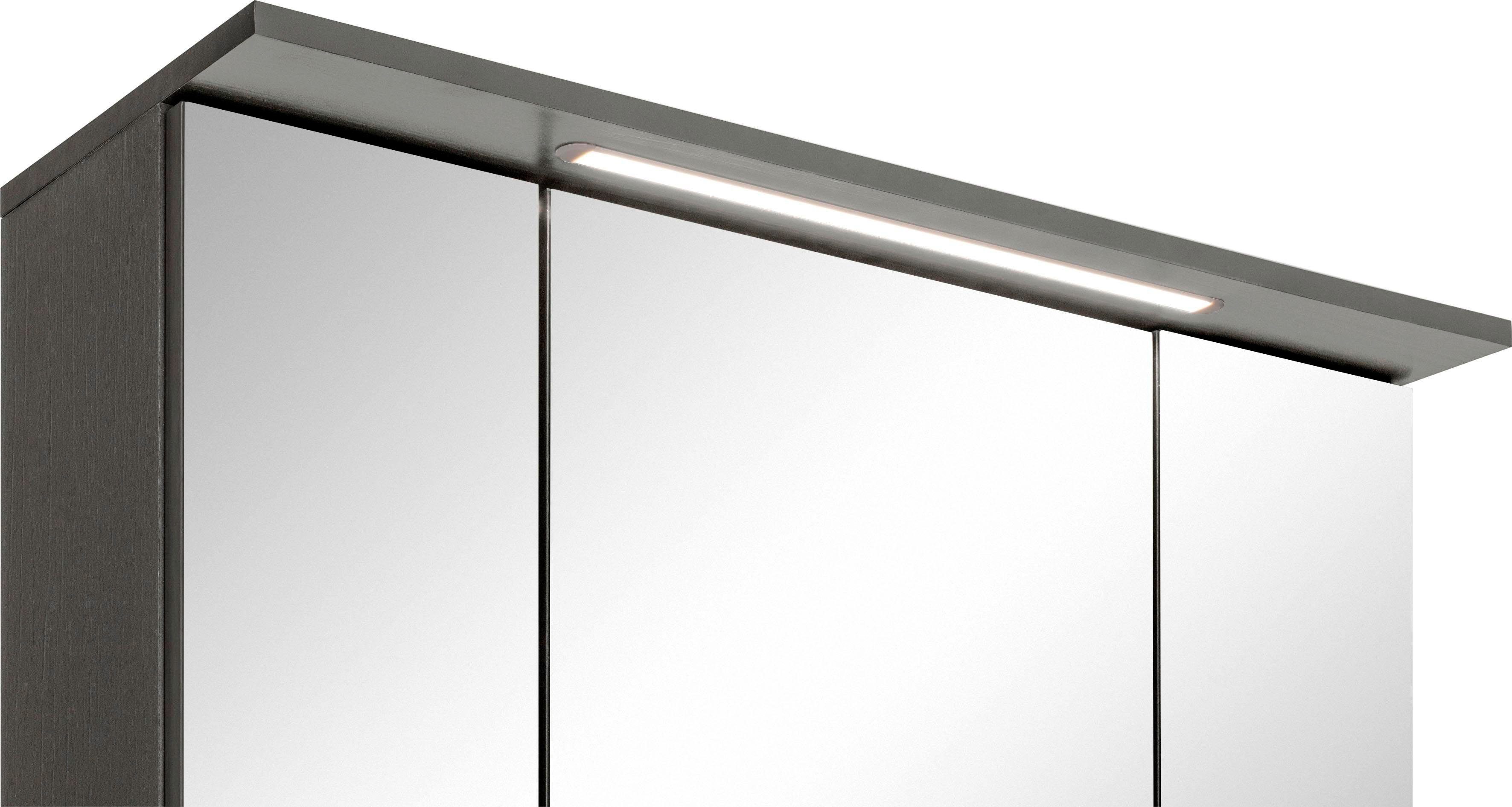 welltime Badkamerserie Lucca Breedte 80 cm, met directe ledverlichting (2-delig)