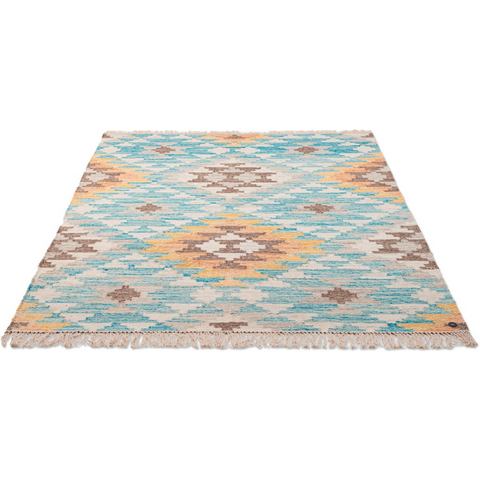 Oosterse tapijt, Check Kelim, Tom Tailor, rechthoekig, hoogte 5 mm, met de hand geweven
