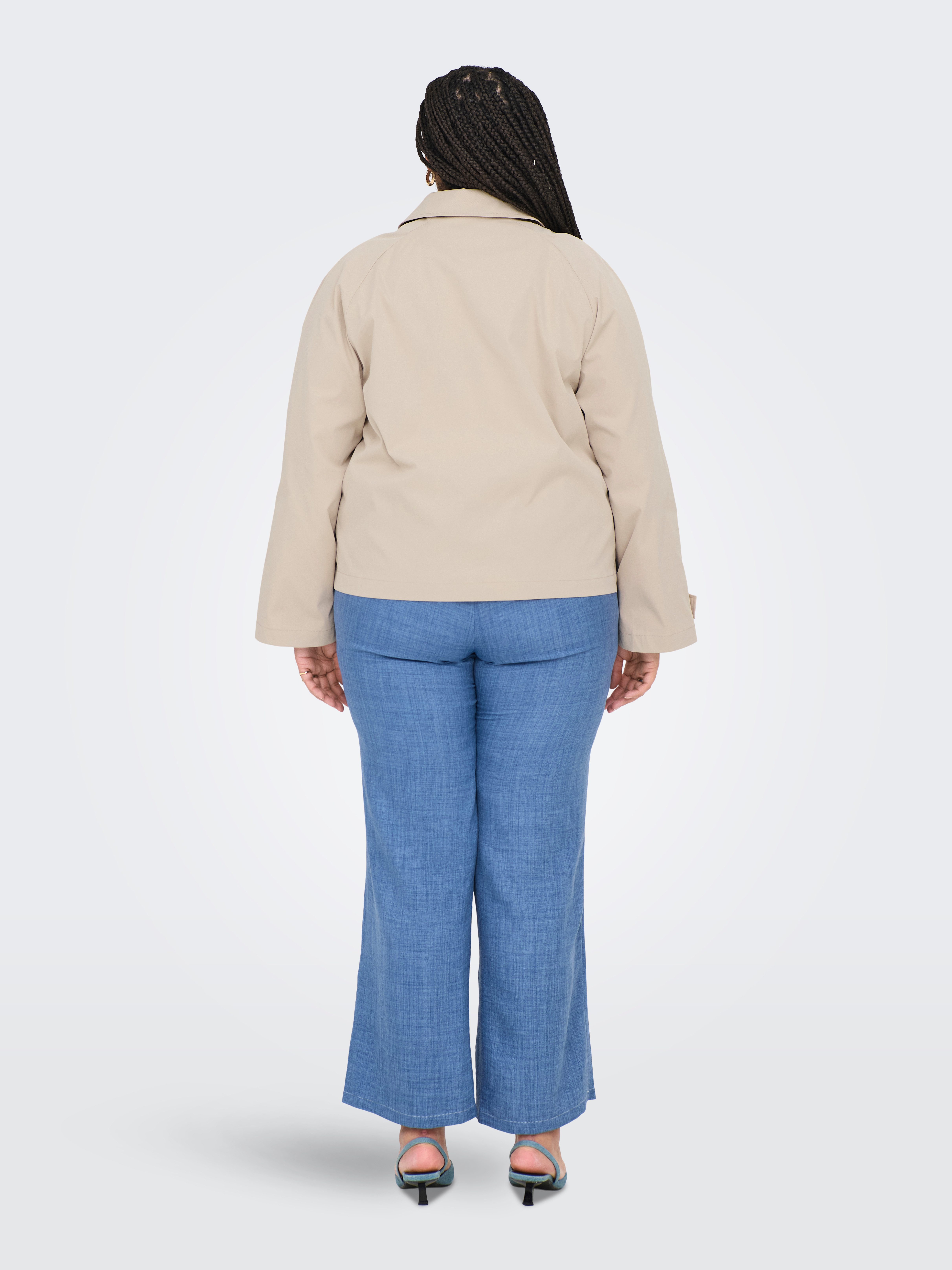 ONLY CARMAKOMA Kort jack CARAPRIL LIFE SHORT TRENCHCOAT OTW NOOS