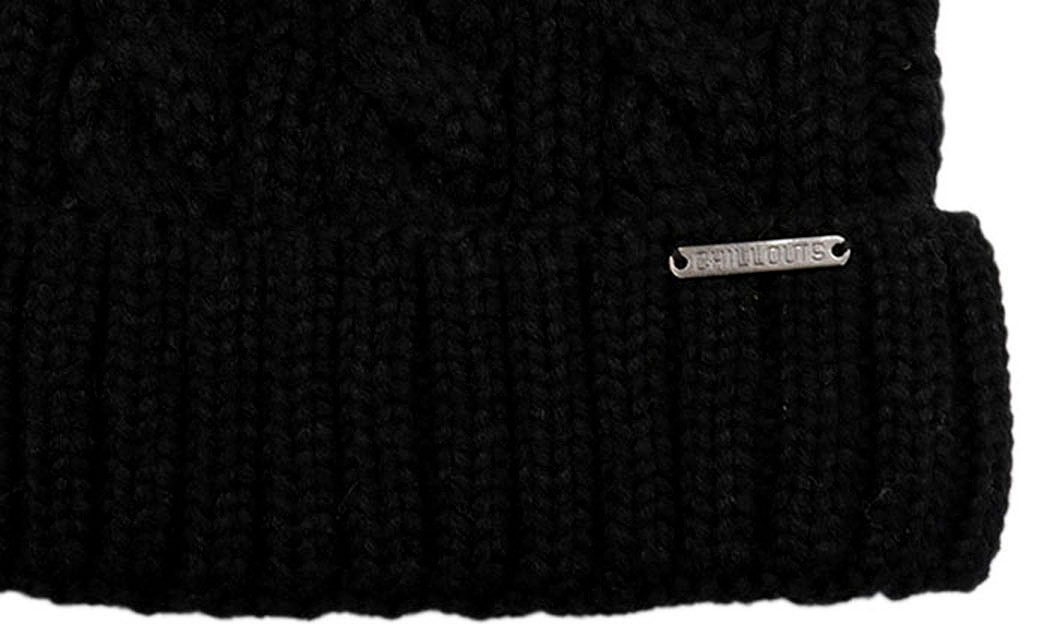 chillouts Muts met pompon Joan Hat Met fake-fur pom pom, kabelbrei