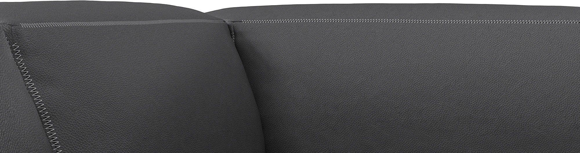 FLEXLUX Hoekbank Lucera, super zitcomfort door koudschuim in de zitting, L-vorm