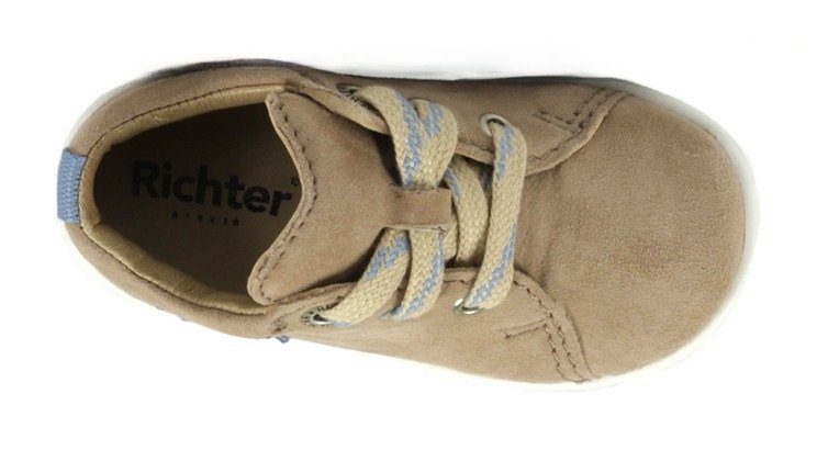 Richter Babyschoentjes WMS: middel Babyschoen, veterschoen, sneaker met schattige ster aan de buitenkant