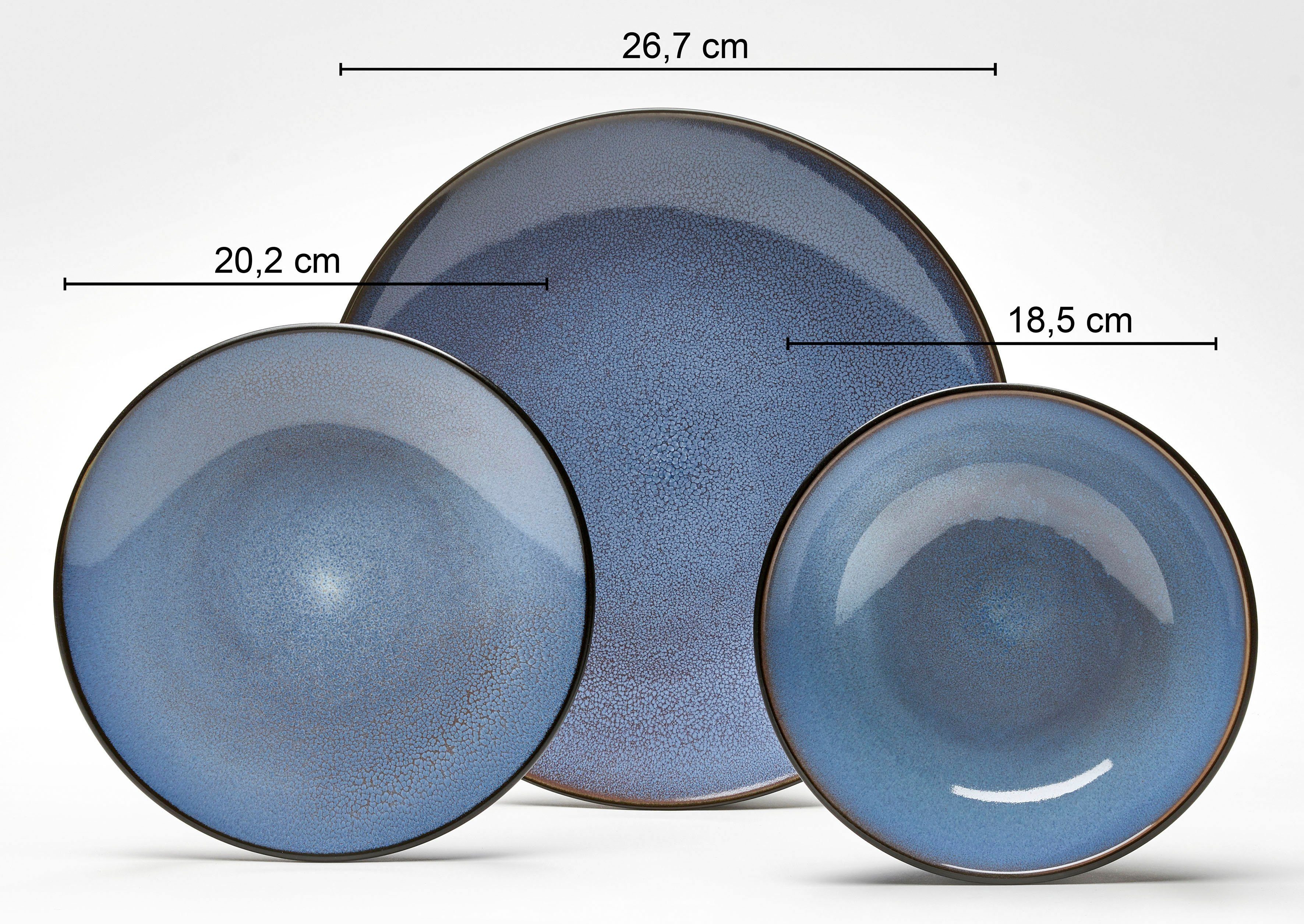 van Well Combi-servies Garda perfect voor dagelijks gebruik (set, 16-delig)