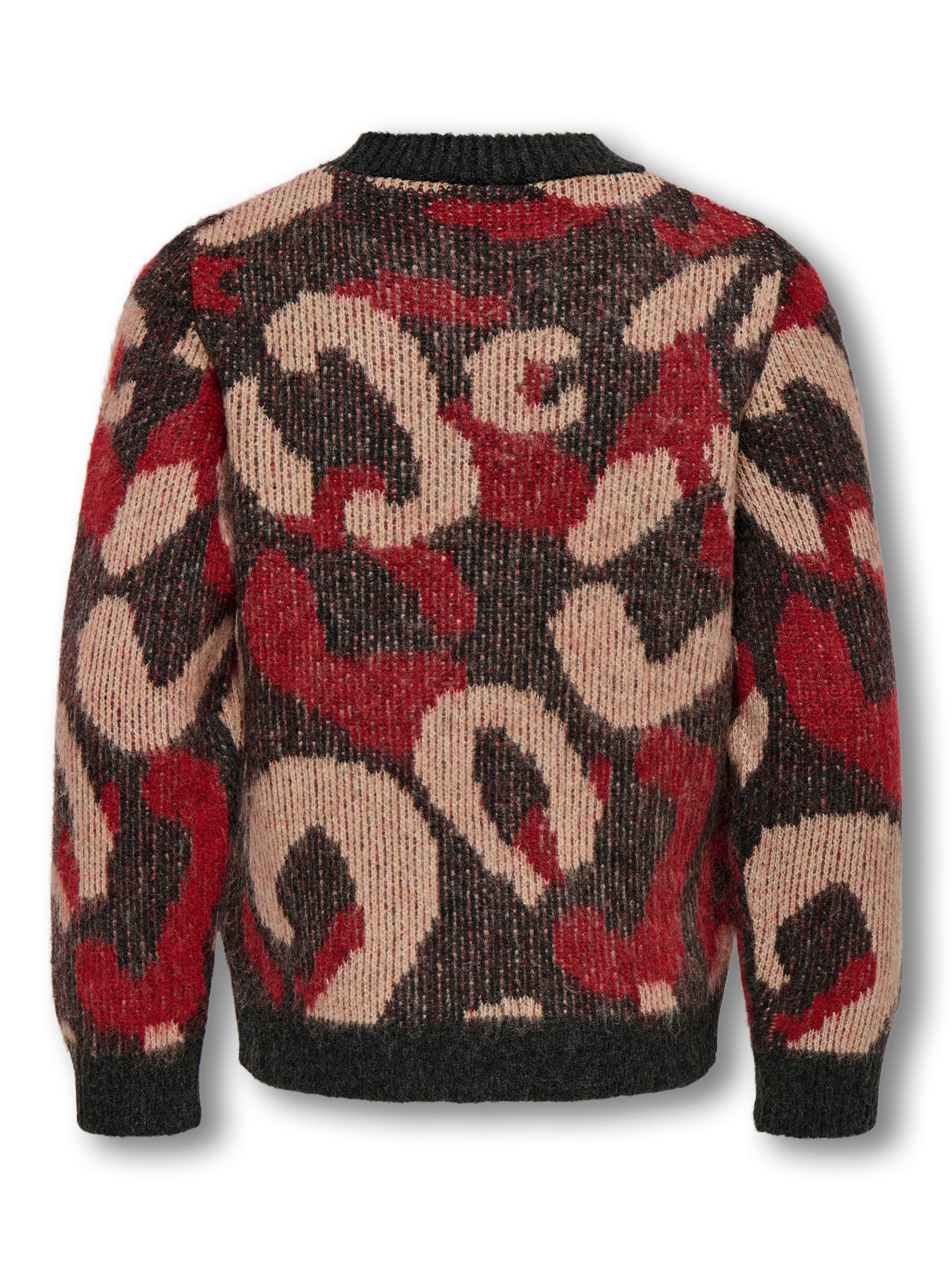 KIDS ONLY Trui met ronde hals KOGWILD L/S JQ O-NECK KNT