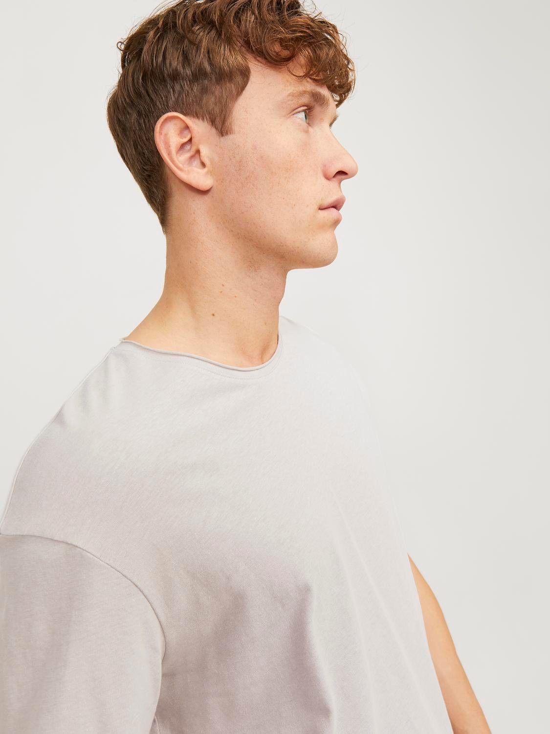 Jack & Jones T-shirt JJESUMMER LINEN TEE SS O-NECK LN