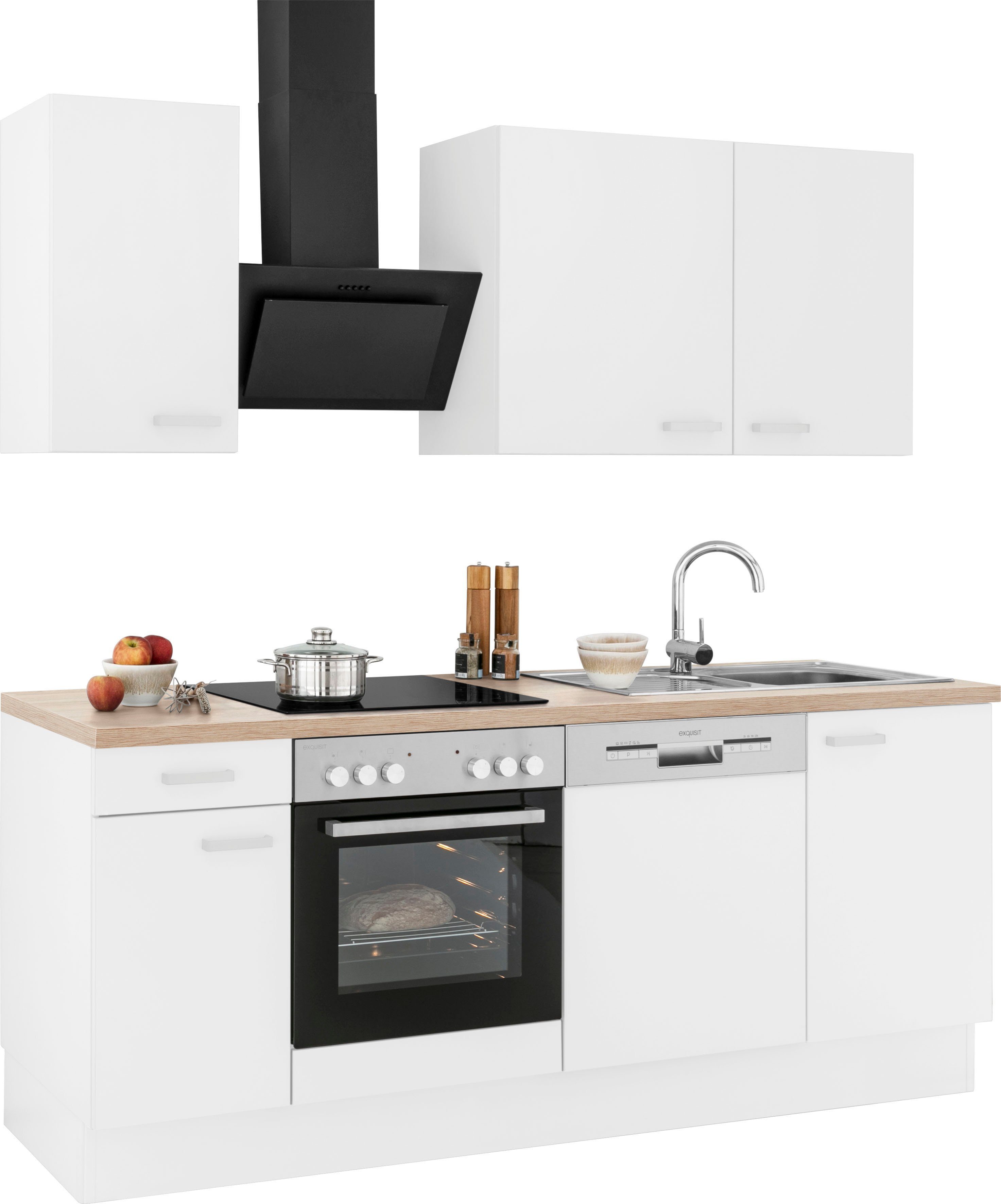 OPTIFIT Keukenblok Parma zonder elektrische apparaten, breedte 210 cm
