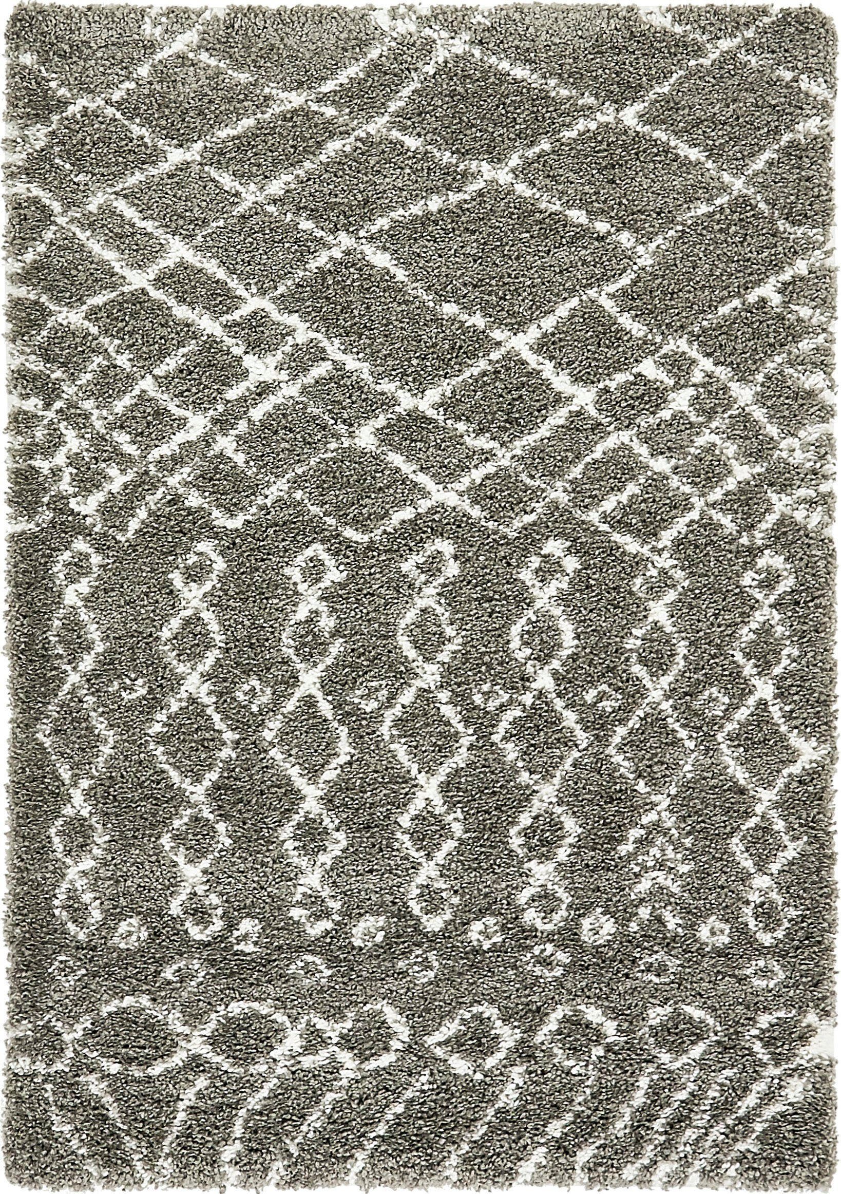 Myflair Möbel & Accessoires Hoogpolig vloerkleed Temara Shag, MAGAZIJNOPRUIMING! geweven, scandi design, ideaal in de woonkamer & slaapkamer