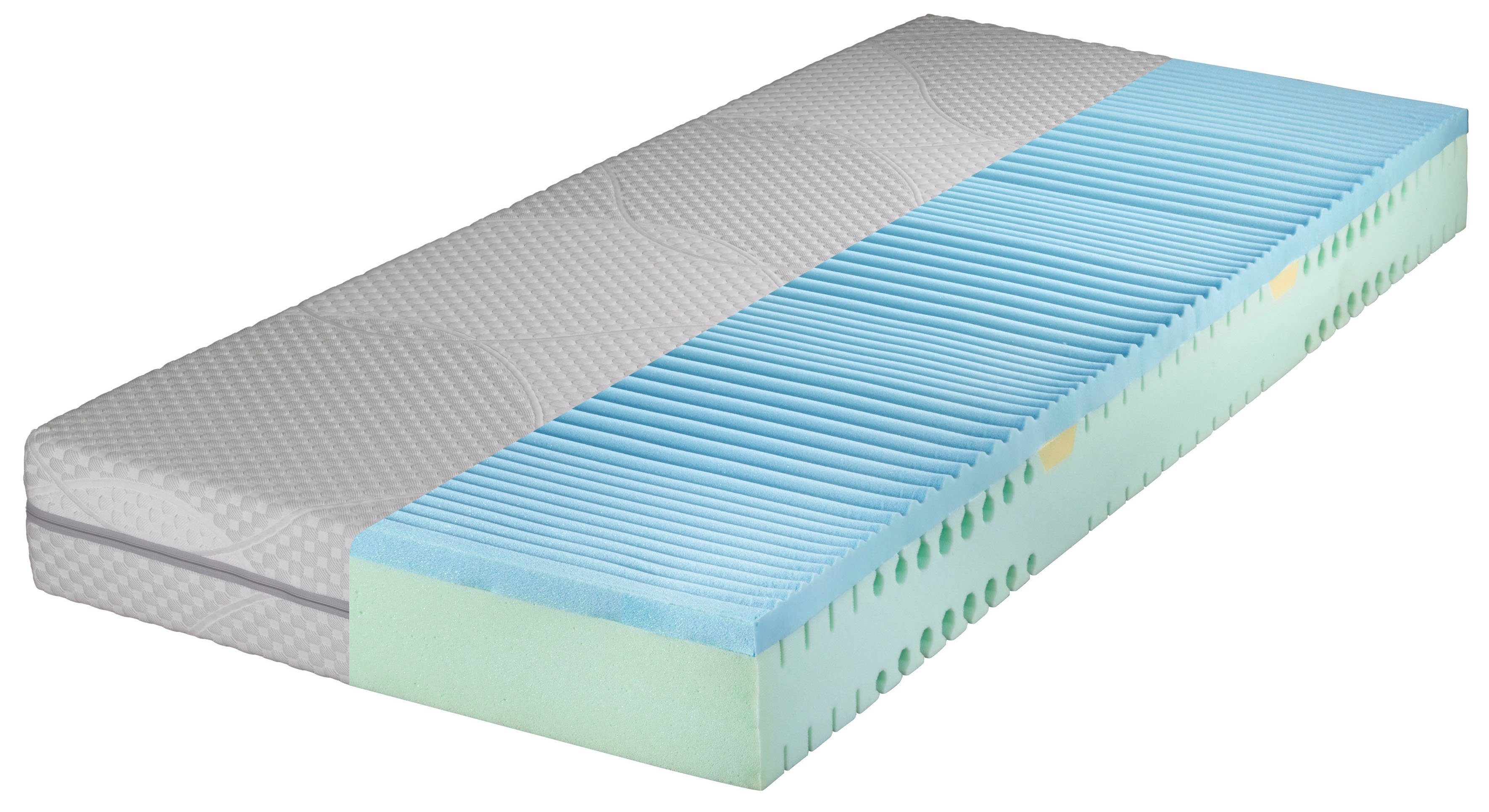 Hemafa Gelschuimmatras Watergel 2100 KS met golfmodel in de kern voor een beter ligcomfort hoogte 21 cm