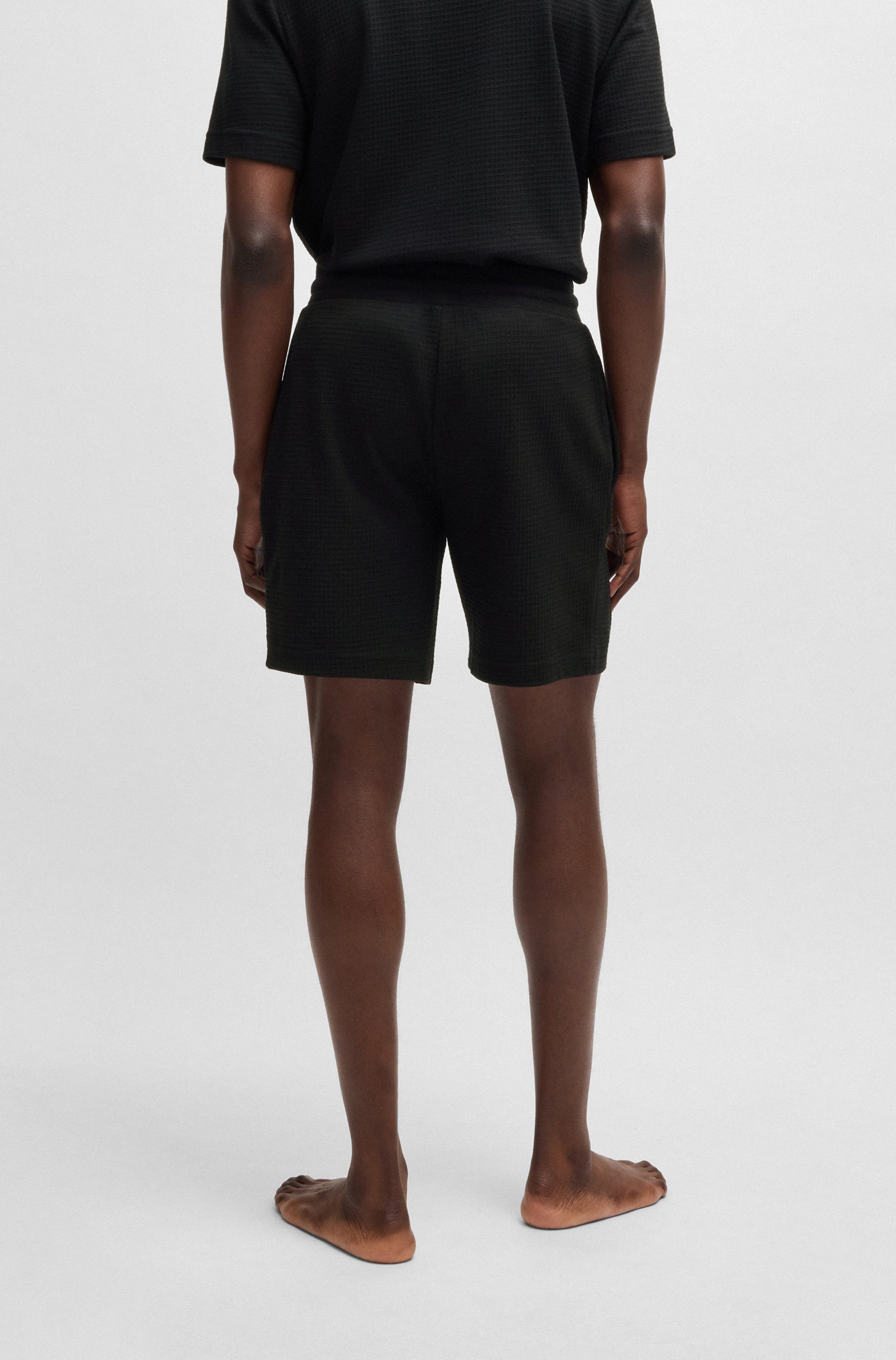 HUGO underwear Pyjamashort Austin Short met een rijgkoord
