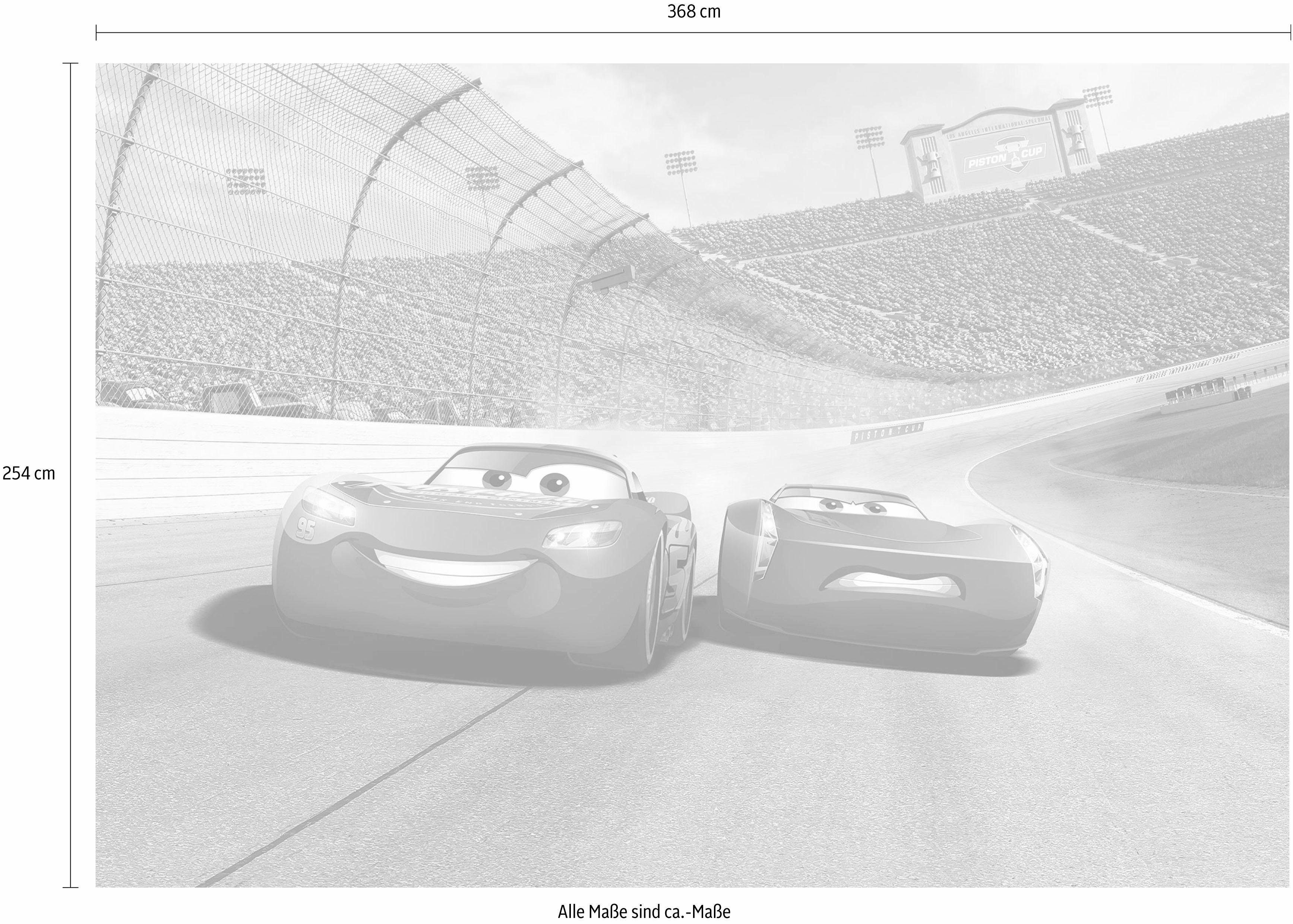 Komar Fotobehang Cars3 Curve - Afmeting 368 x 254 cm (set)