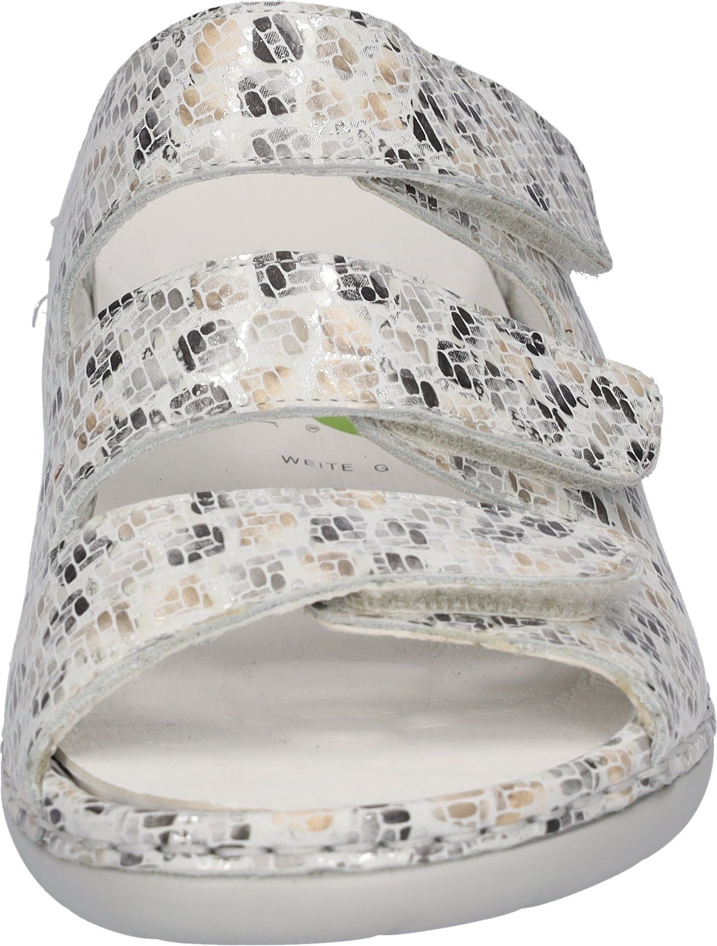 Waldläufer Slippers GUNNA , sleehak, zomerschoen, pantoffels in comfortabele schoenwijdte g