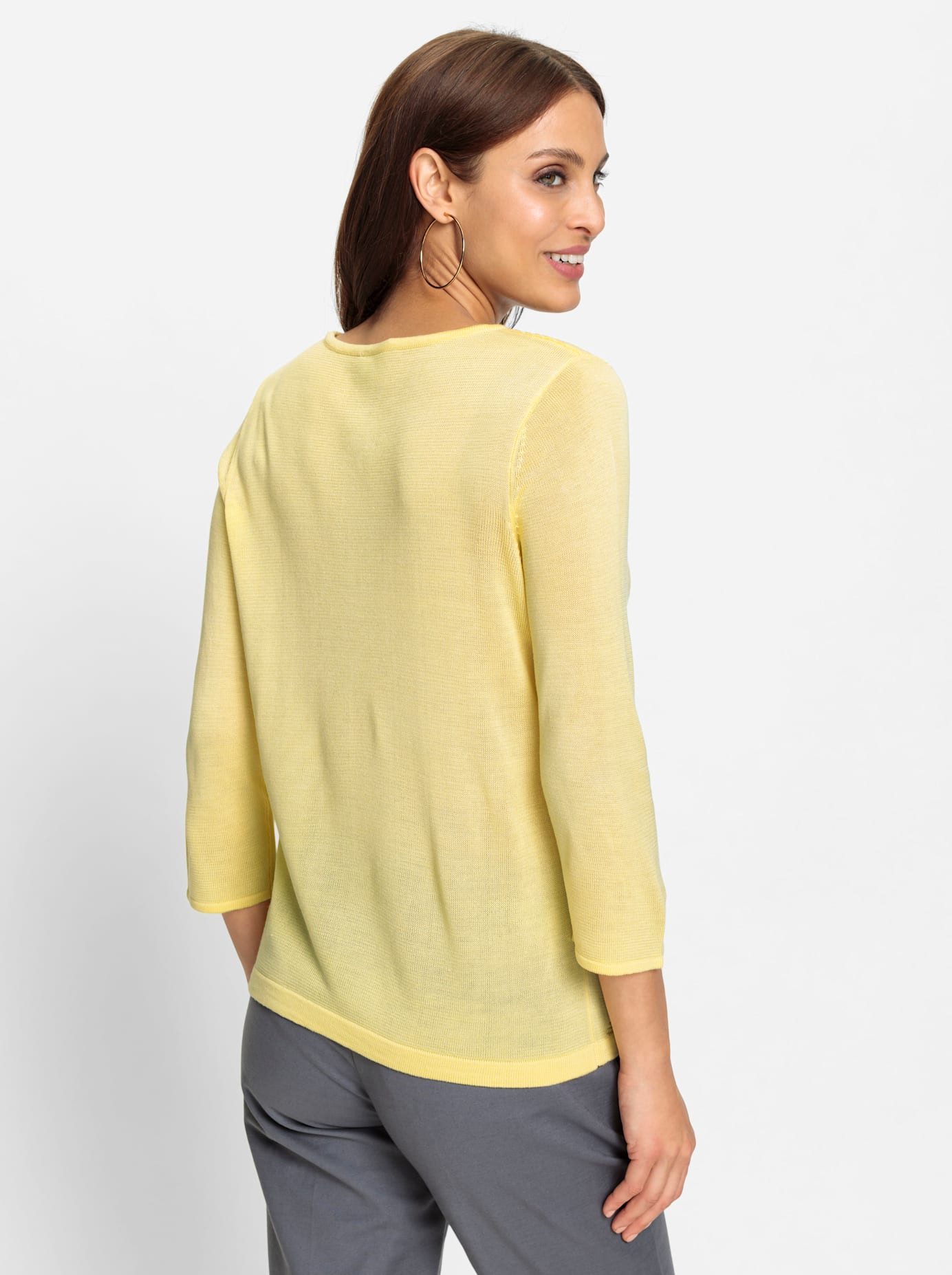 Lady Trui met 3 4 mouwen Trui