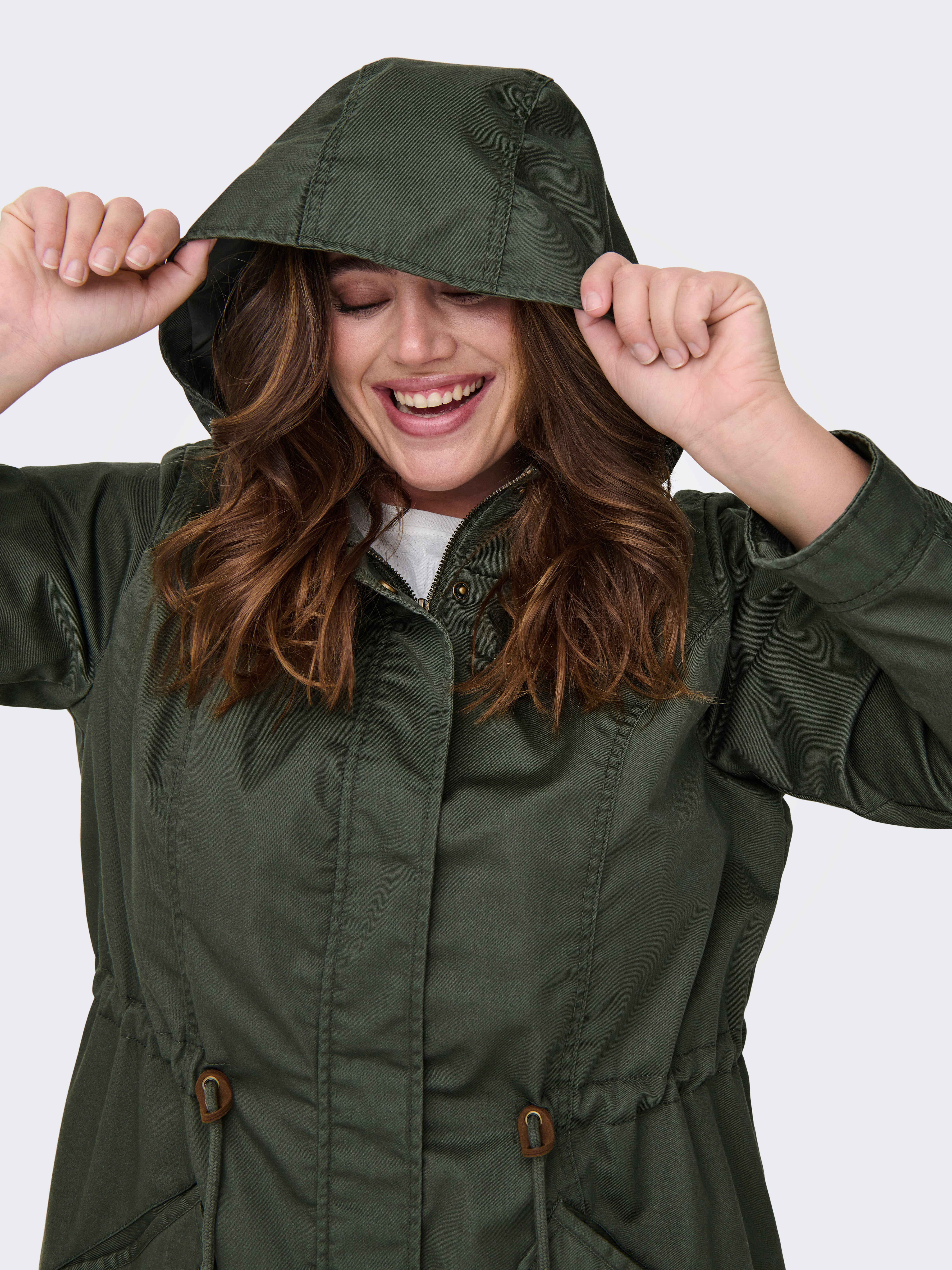ONLY CARMAKOMA Parka CARLORCA SPRING CANVAS PARKA OTW NOOS