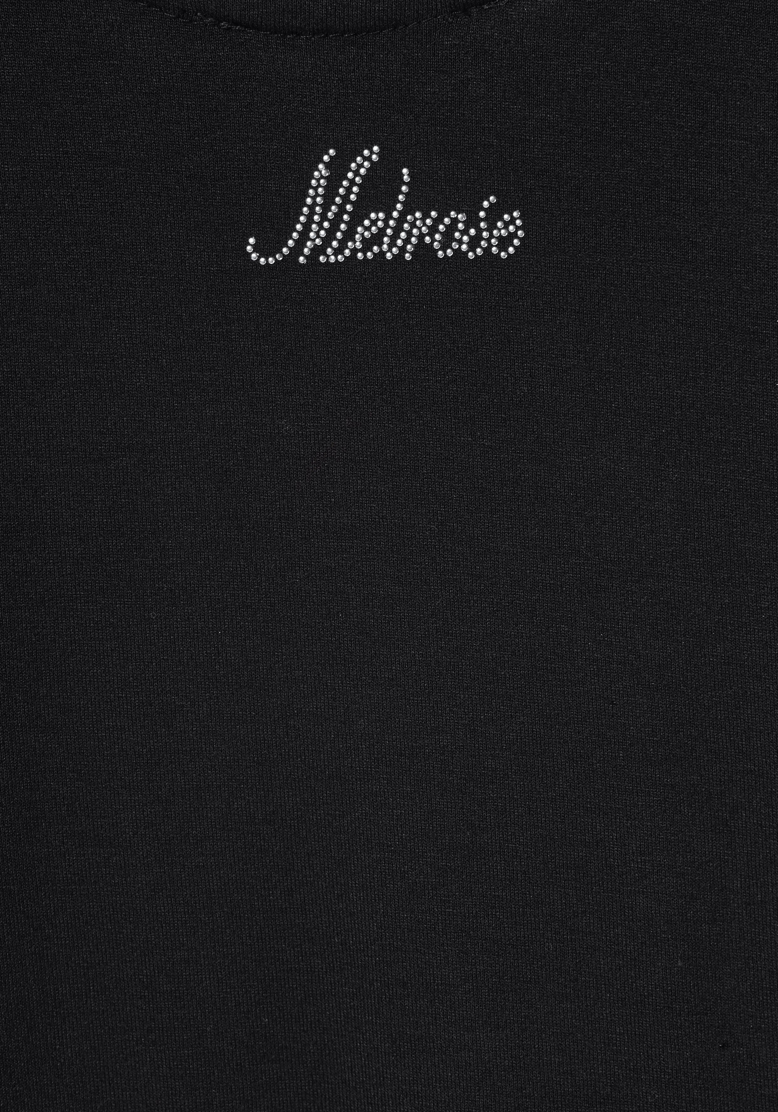 Melrose Lange top met stijlvol glitter-logo op de rug (set, 2-delig)