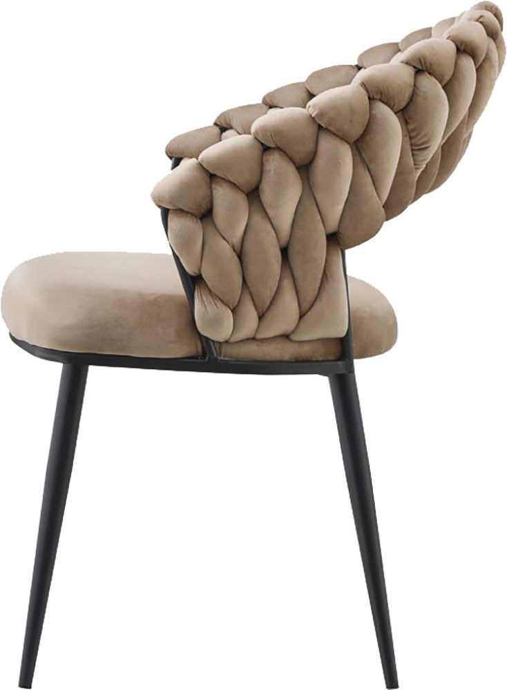 Kayoom Stoel Finesse 125 2-delige set, BESTSELLER! Vlechtwerk op de rug (set, 2 stuks)