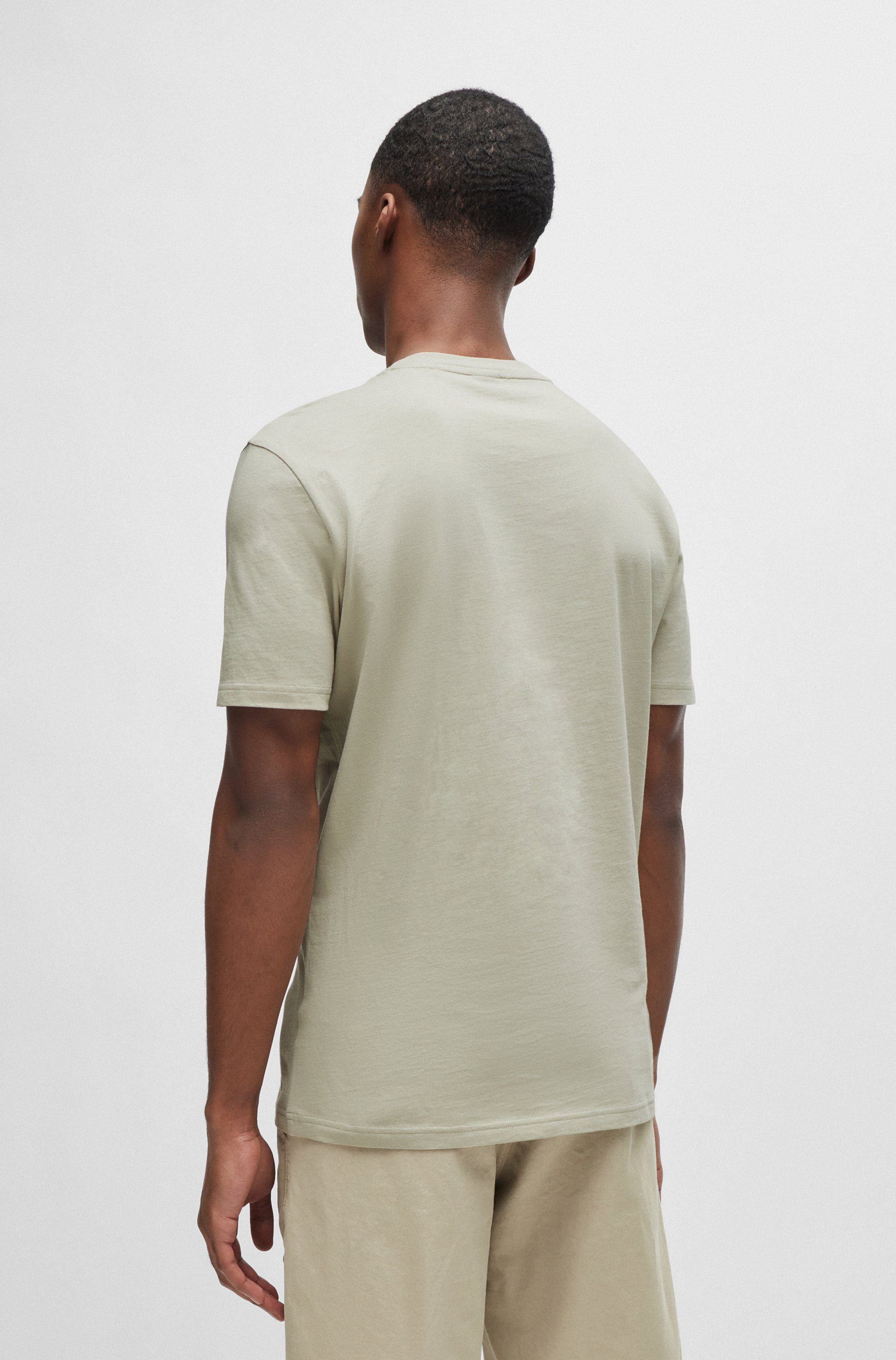 Boss Orange T-shirt Thinking 1 met logoprint (1-delig)