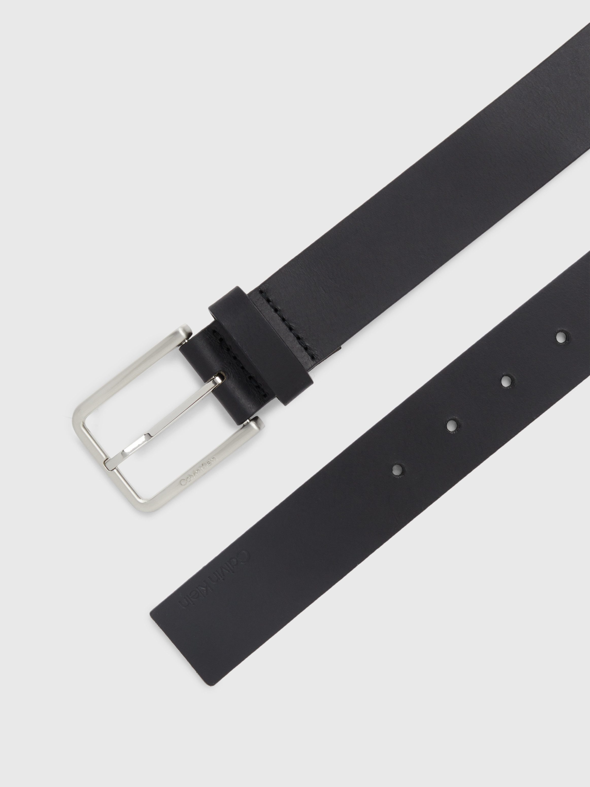 Calvin Klein Leren riem uit geolied nerfleer